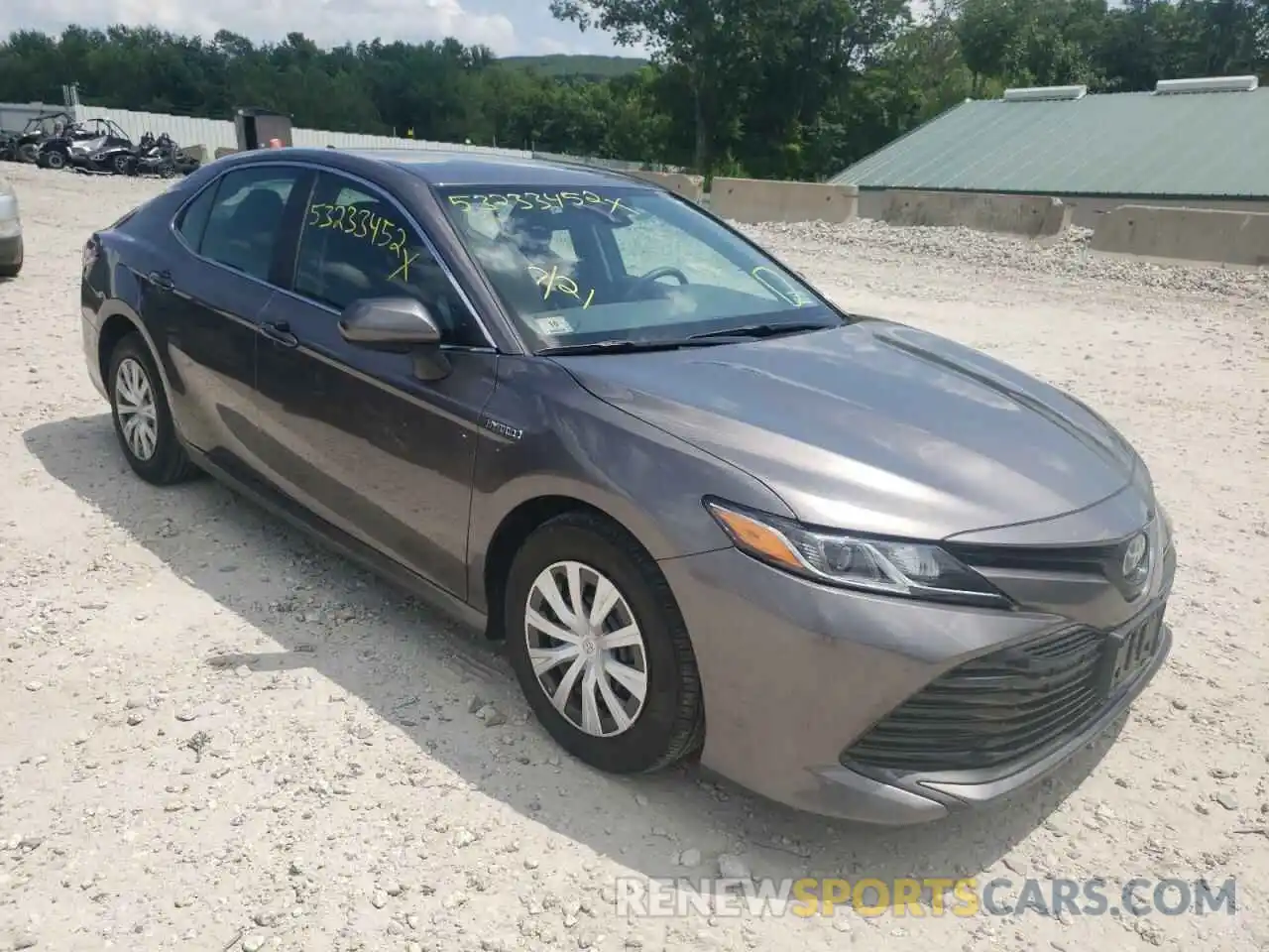 1 Photograph of a damaged car 4T1B31HK7KU007708 TOYOTA CAMRY 2019