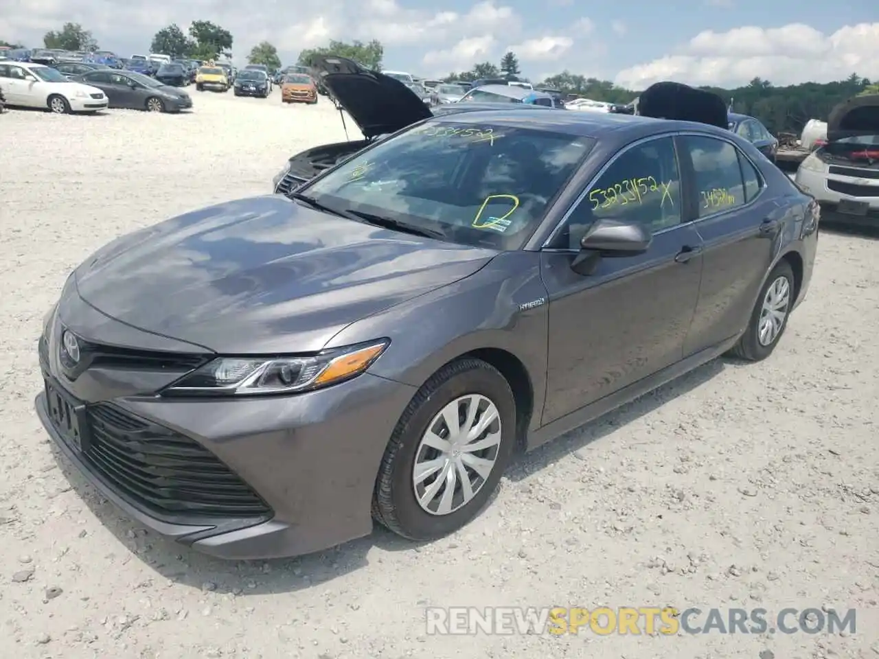 2 Photograph of a damaged car 4T1B31HK7KU007708 TOYOTA CAMRY 2019