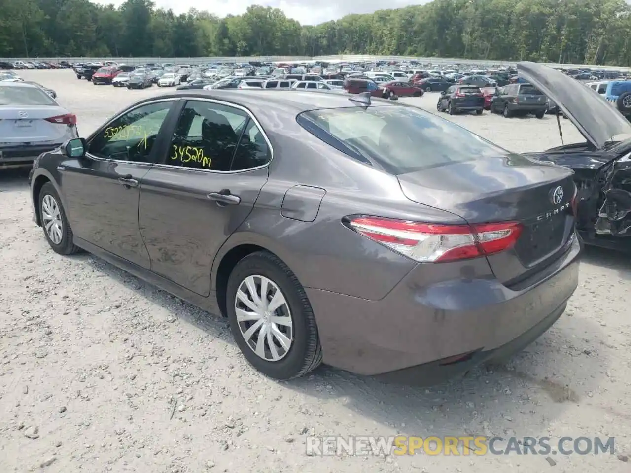 3 Photograph of a damaged car 4T1B31HK7KU007708 TOYOTA CAMRY 2019