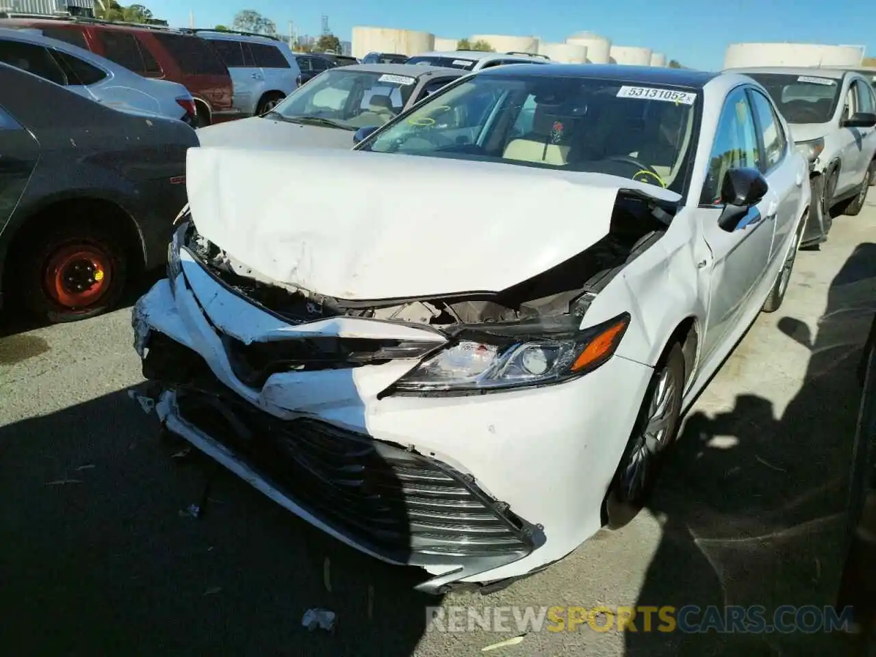 2 Photograph of a damaged car 4T1B31HK7KU008406 TOYOTA CAMRY 2019