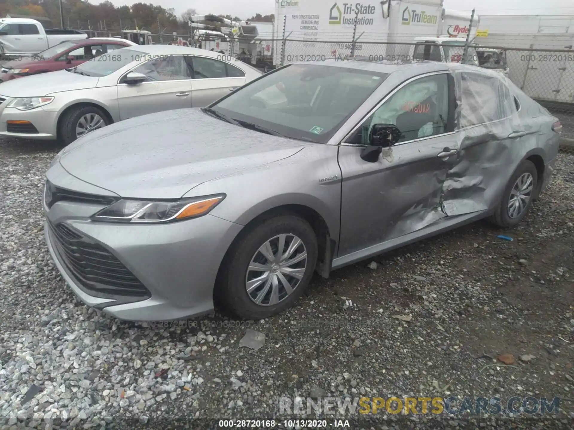 2 Photograph of a damaged car 4T1B31HK7KU008521 TOYOTA CAMRY 2019