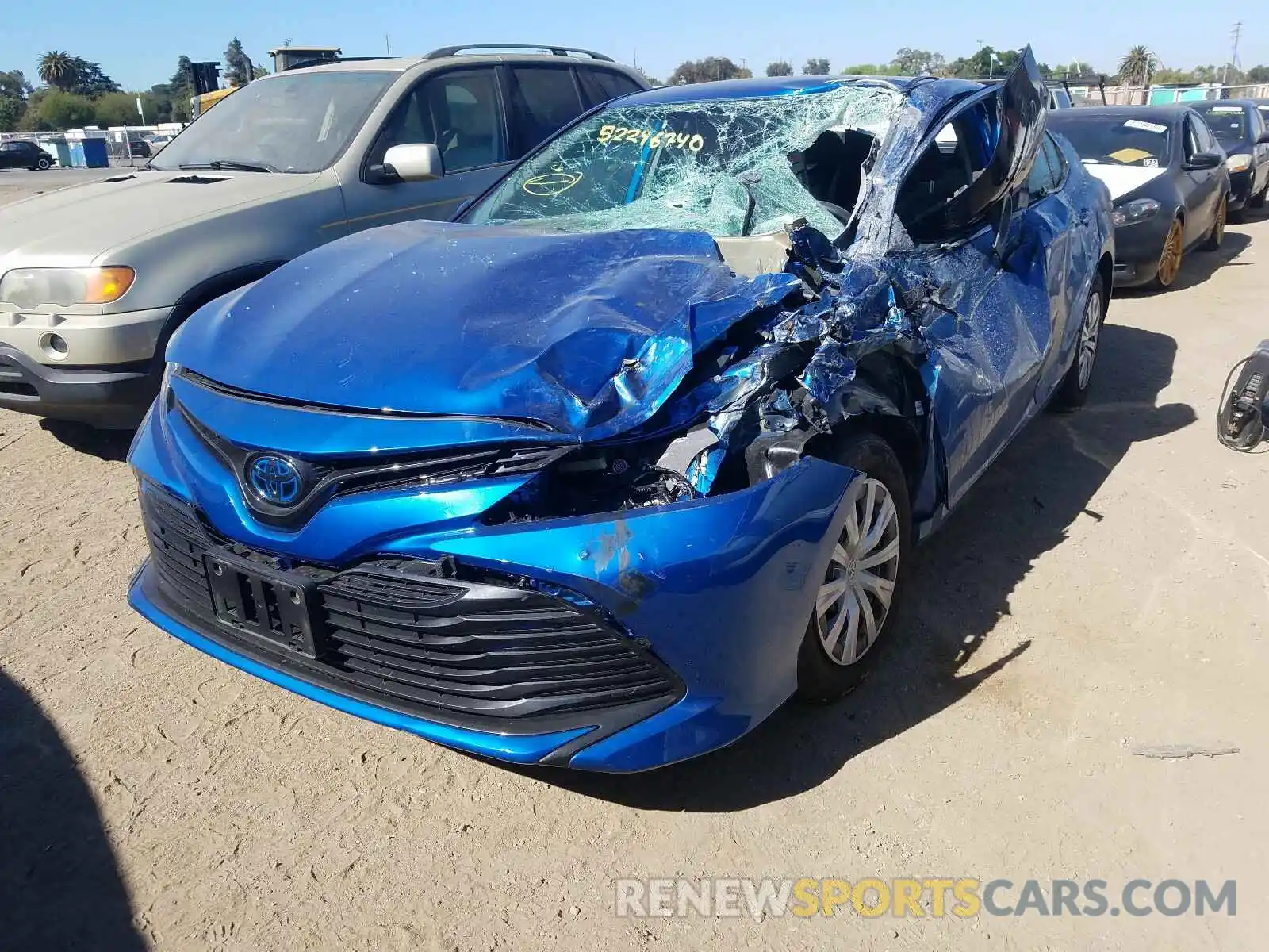 2 Photograph of a damaged car 4T1B31HK7KU008888 TOYOTA CAMRY 2019