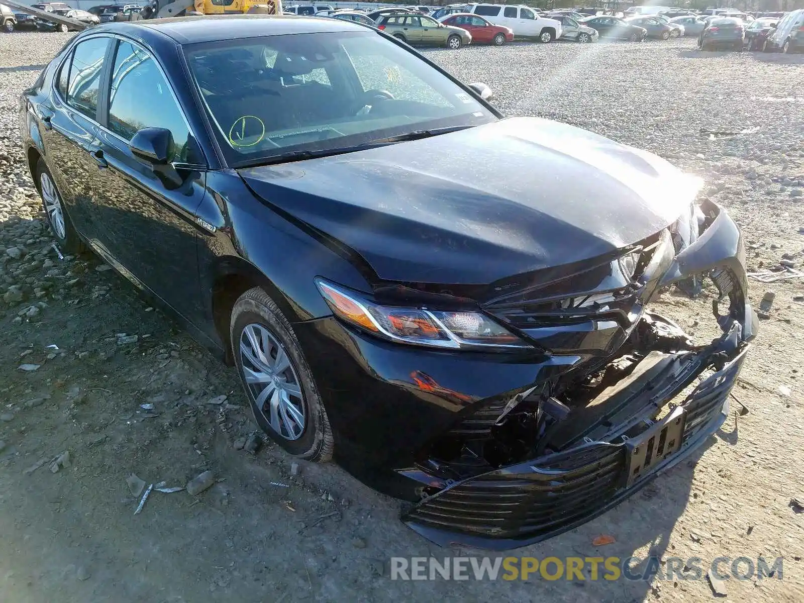 1 Photograph of a damaged car 4T1B31HK7KU509523 TOYOTA CAMRY 2019