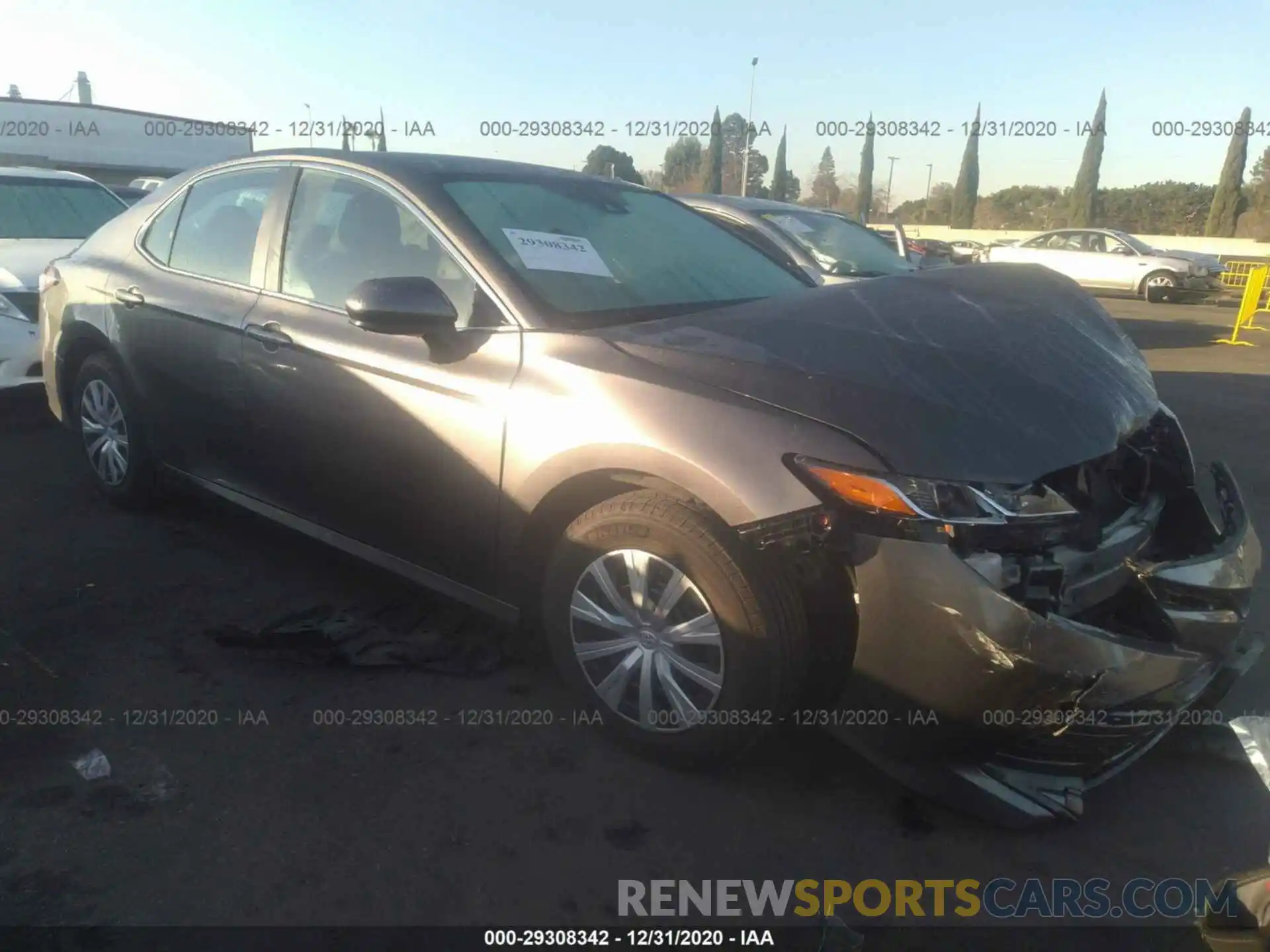 1 Photograph of a damaged car 4T1B31HK7KU510722 TOYOTA CAMRY 2019