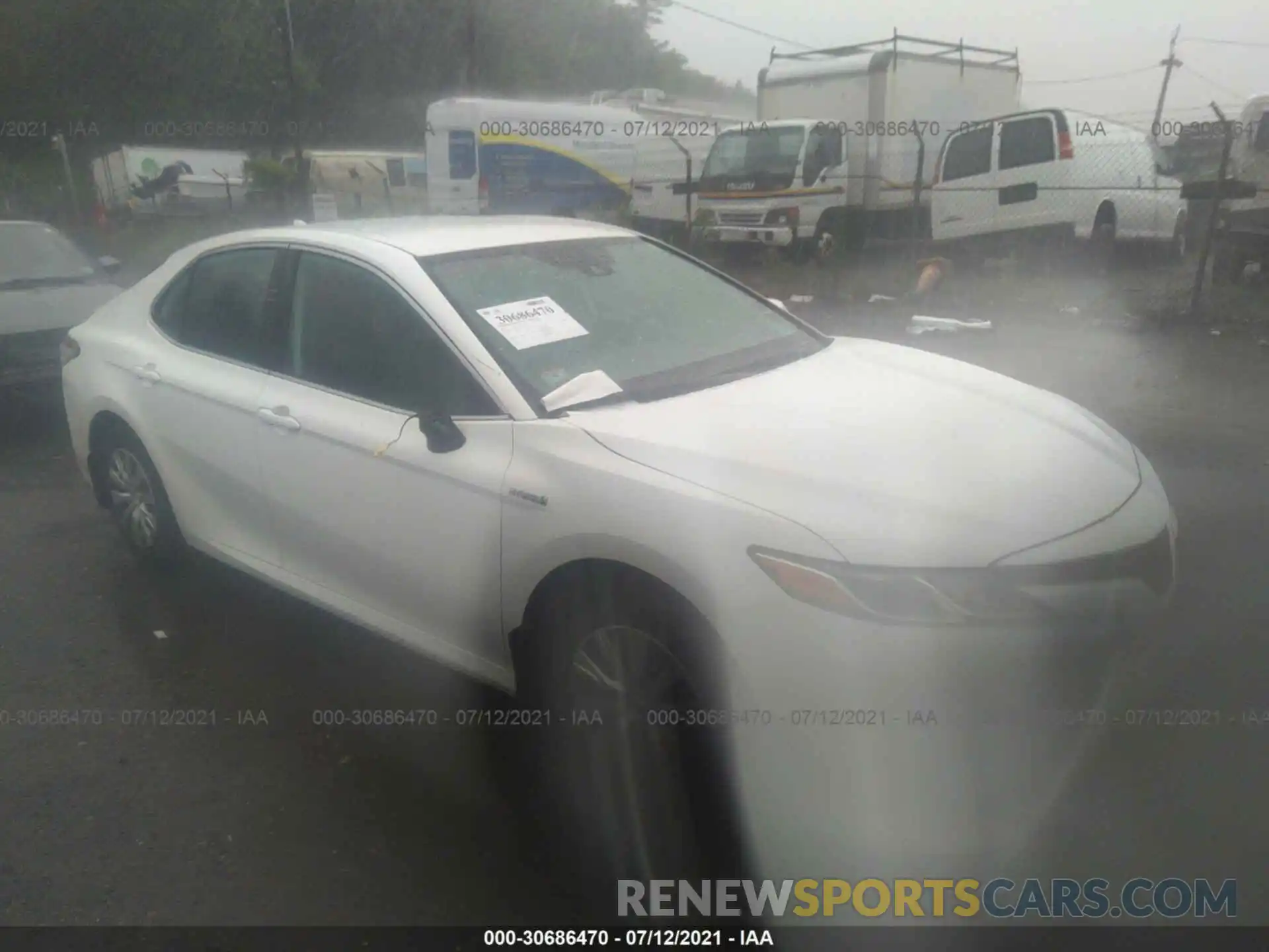 1 Photograph of a damaged car 4T1B31HK7KU510770 TOYOTA CAMRY 2019