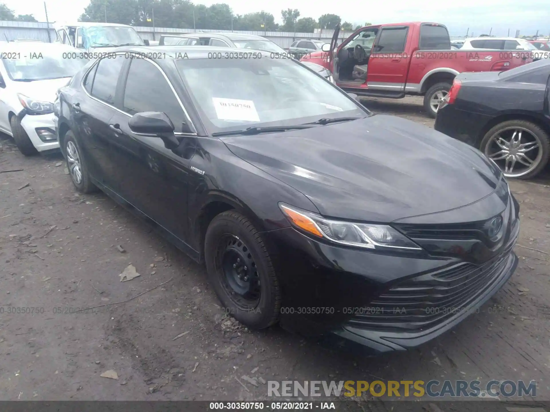 1 Photograph of a damaged car 4T1B31HK7KU511918 TOYOTA CAMRY 2019