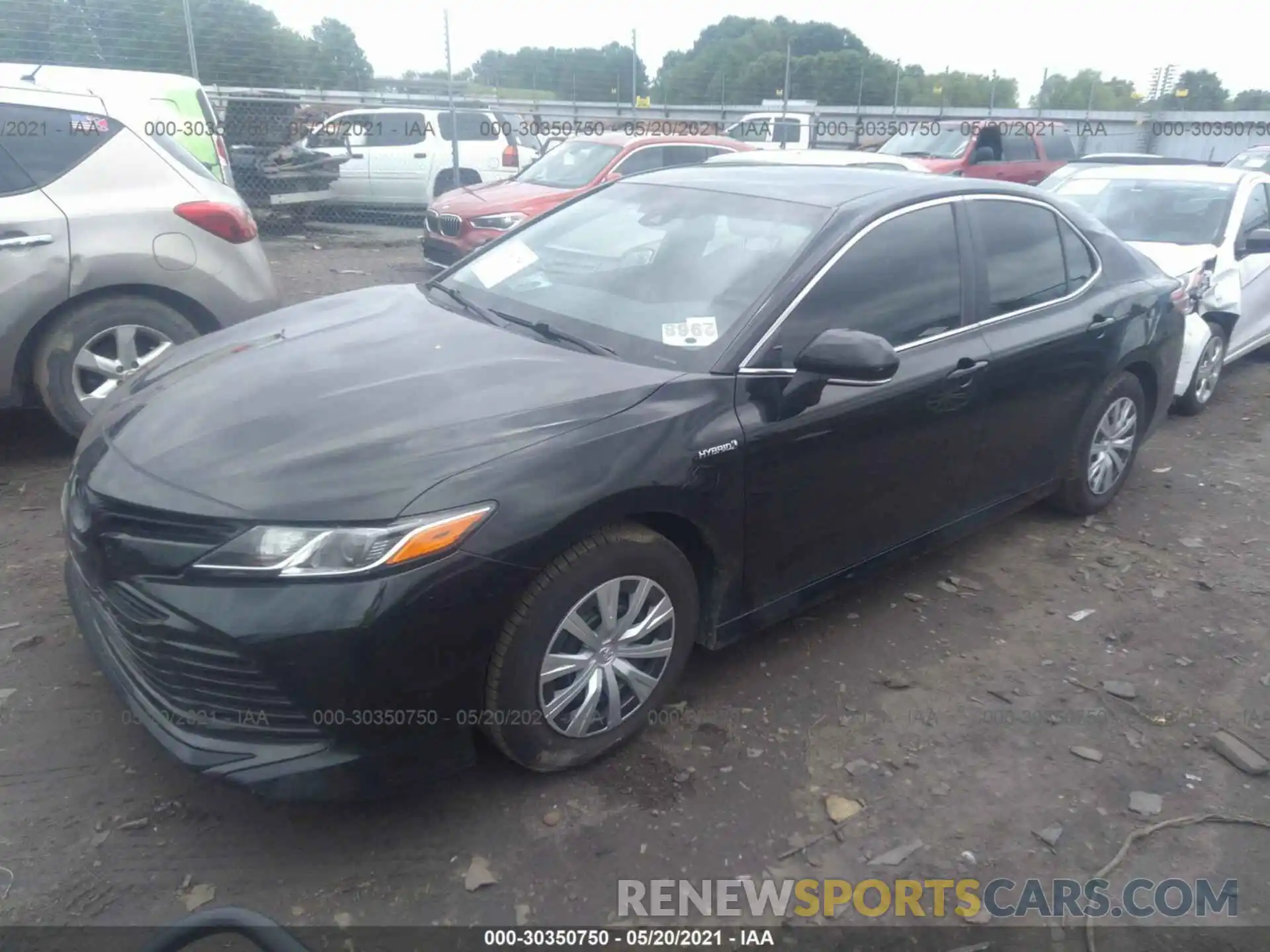 2 Photograph of a damaged car 4T1B31HK7KU511918 TOYOTA CAMRY 2019