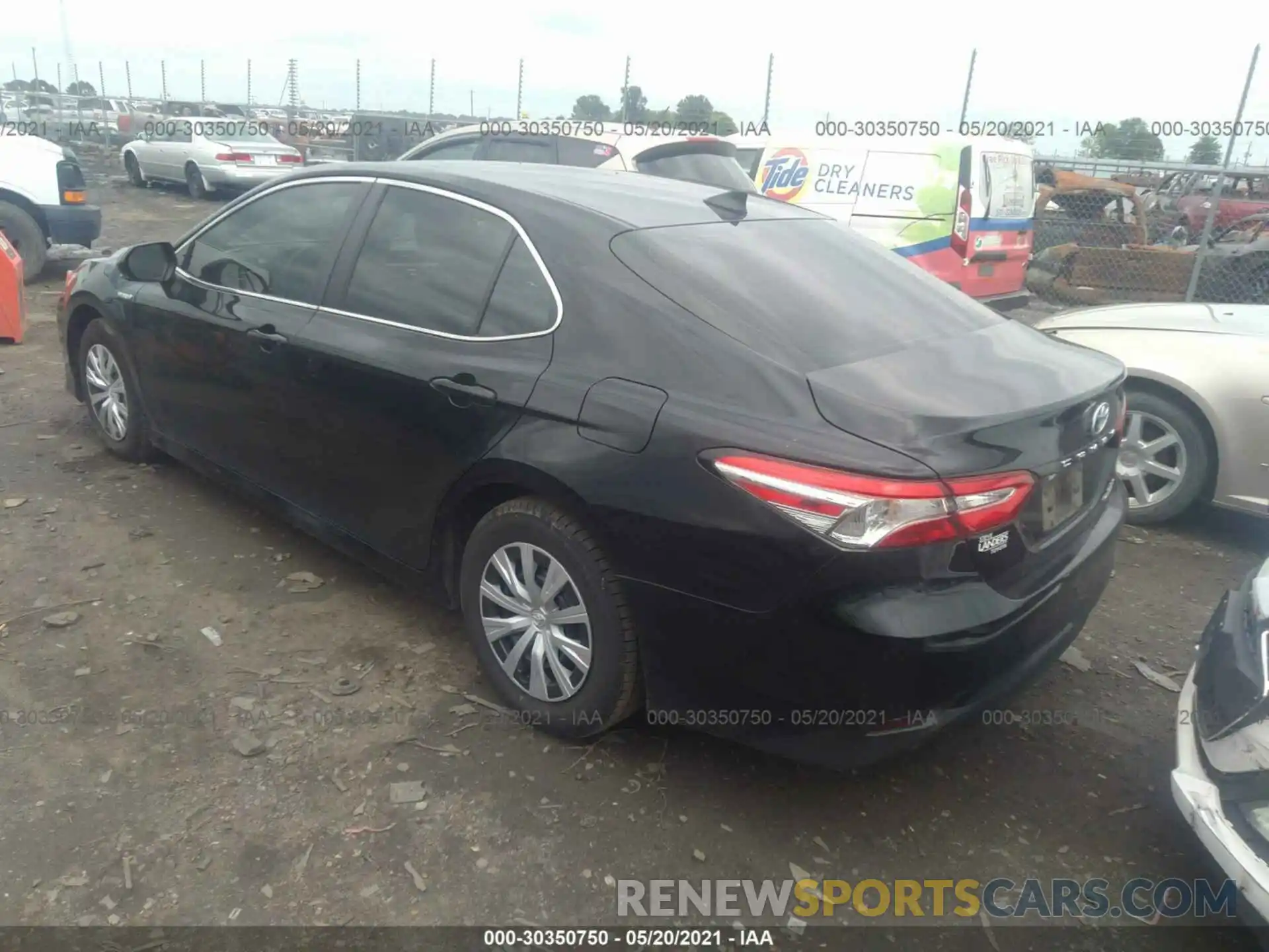 3 Фотография поврежденного автомобиля 4T1B31HK7KU511918 TOYOTA CAMRY 2019