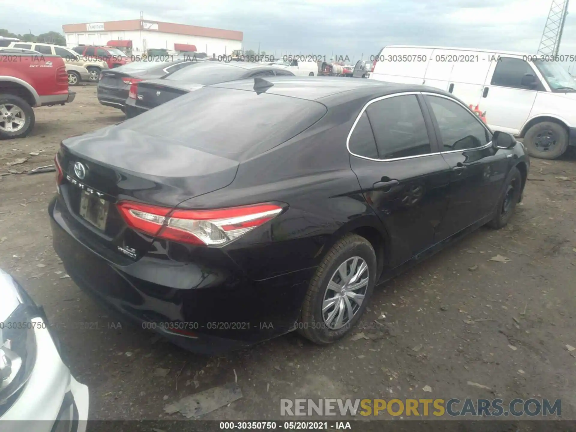 4 Фотография поврежденного автомобиля 4T1B31HK7KU511918 TOYOTA CAMRY 2019