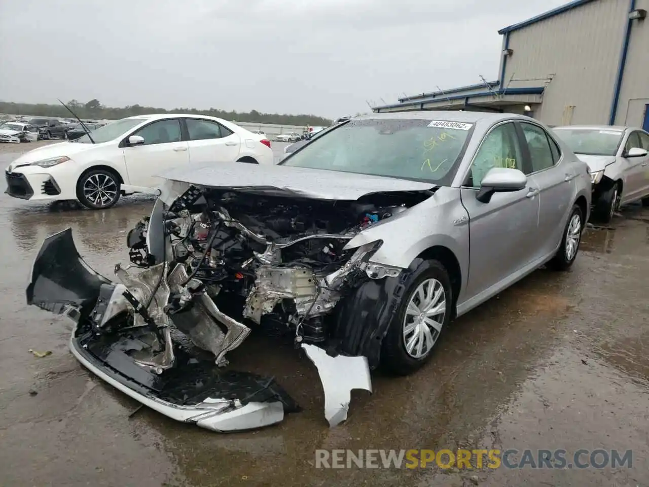 2 Photograph of a damaged car 4T1B31HK7KU512518 TOYOTA CAMRY 2019