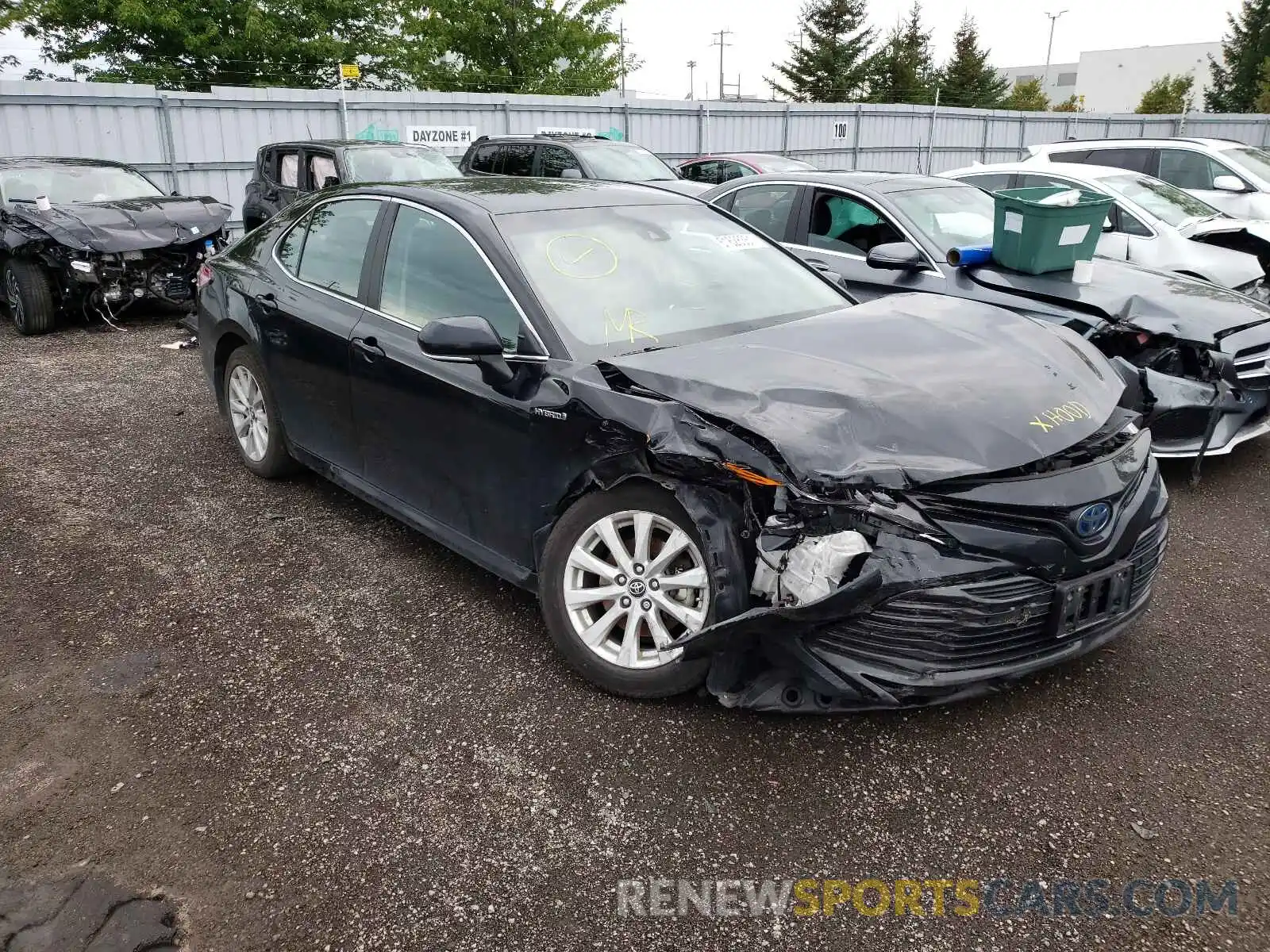 1 Photograph of a damaged car 4T1B31HK7KU512633 TOYOTA CAMRY 2019