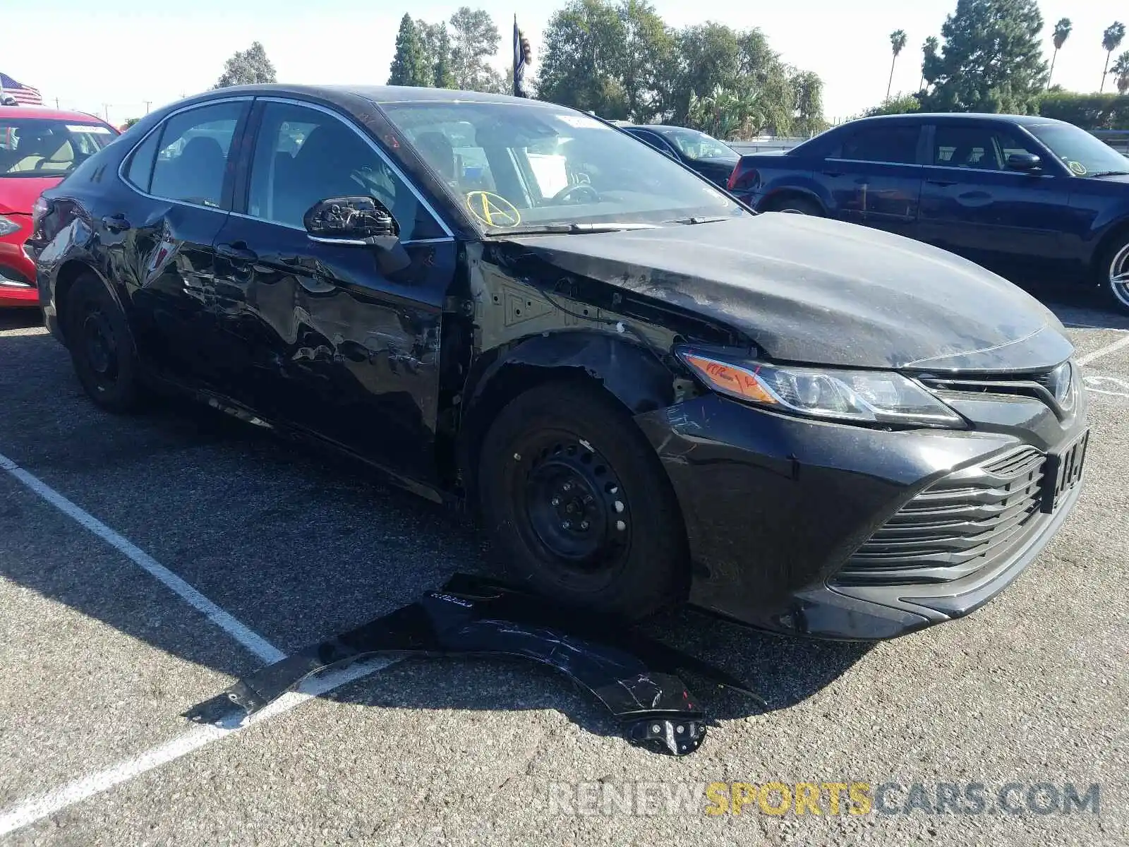 1 Photograph of a damaged car 4T1B31HK7KU515080 TOYOTA CAMRY 2019