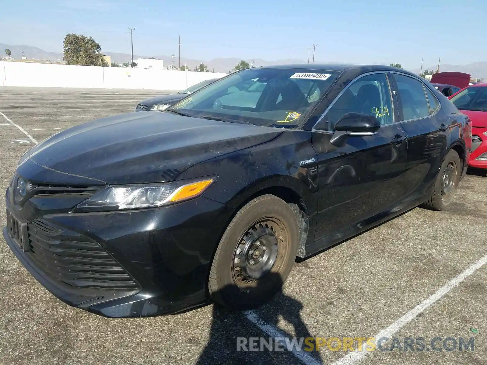 2 Photograph of a damaged car 4T1B31HK7KU515080 TOYOTA CAMRY 2019