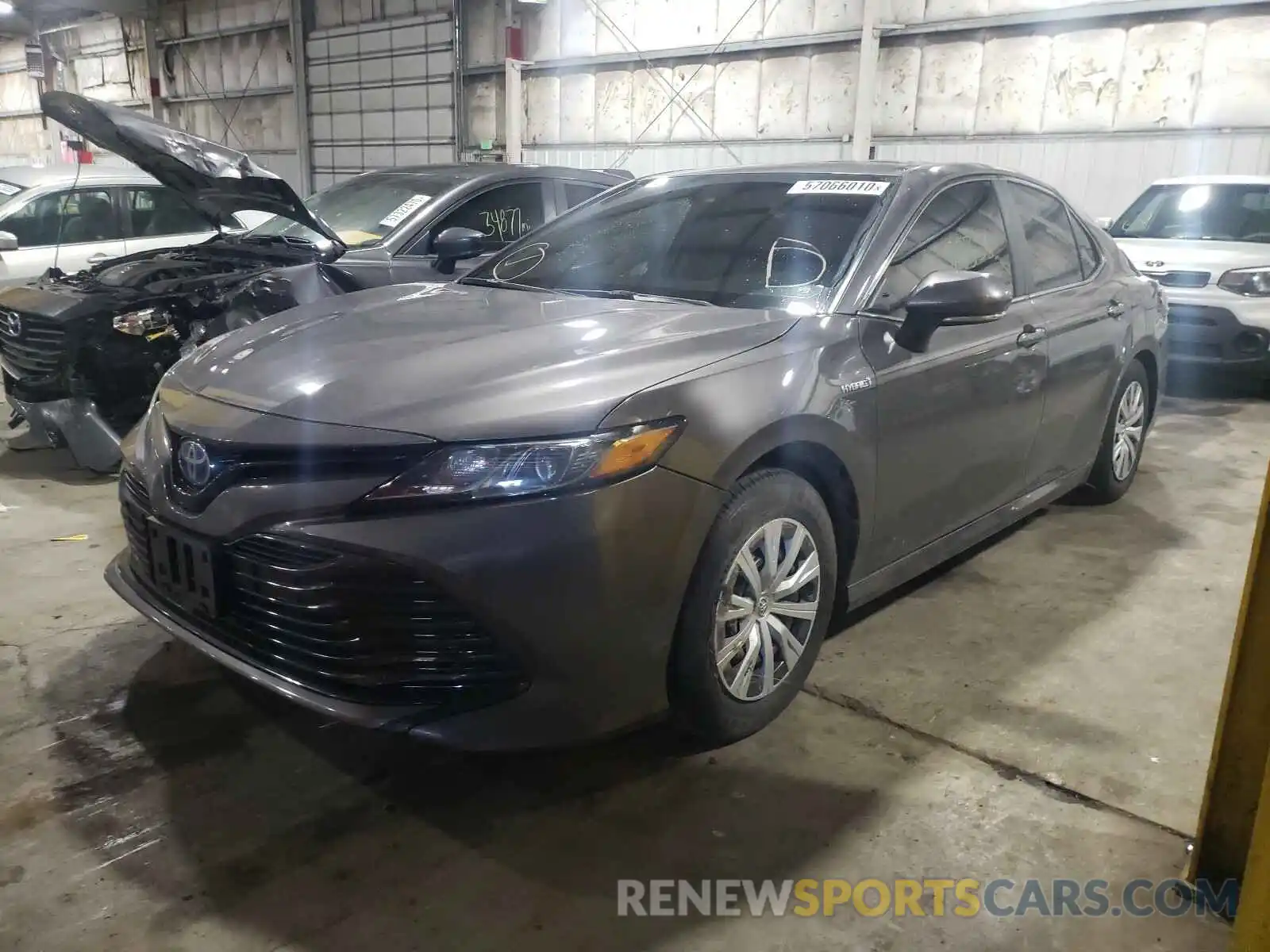 2 Photograph of a damaged car 4T1B31HK8KU005451 TOYOTA CAMRY 2019