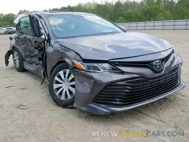 1 Photograph of a damaged car 4T1B31HK8KU006163 TOYOTA CAMRY 2019