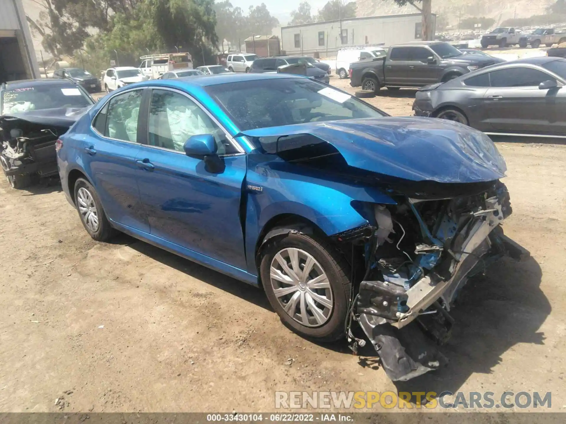 1 Photograph of a damaged car 4T1B31HK8KU006535 TOYOTA CAMRY 2019