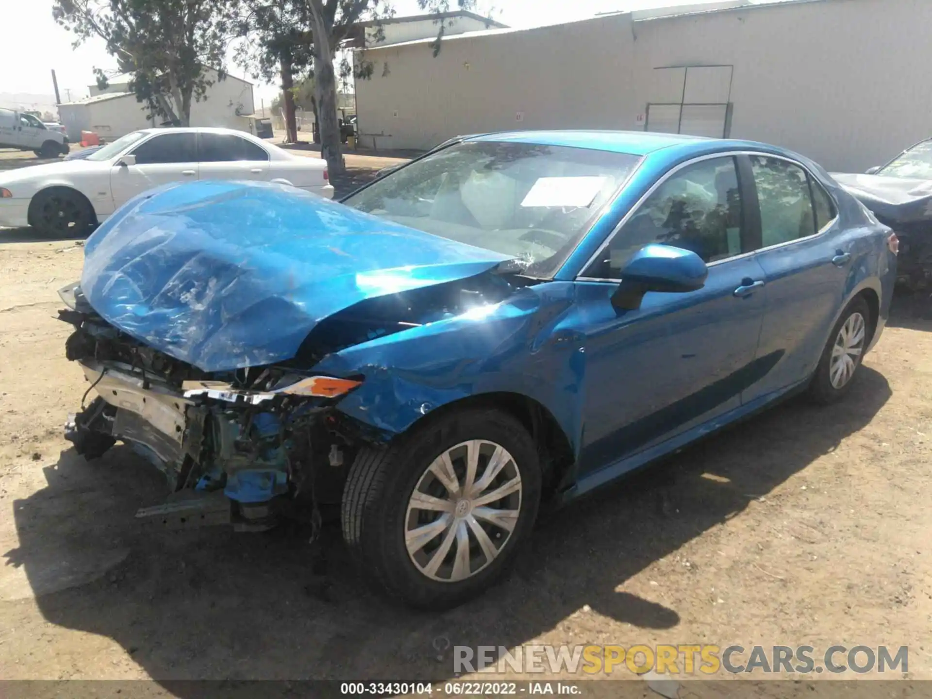 2 Photograph of a damaged car 4T1B31HK8KU006535 TOYOTA CAMRY 2019