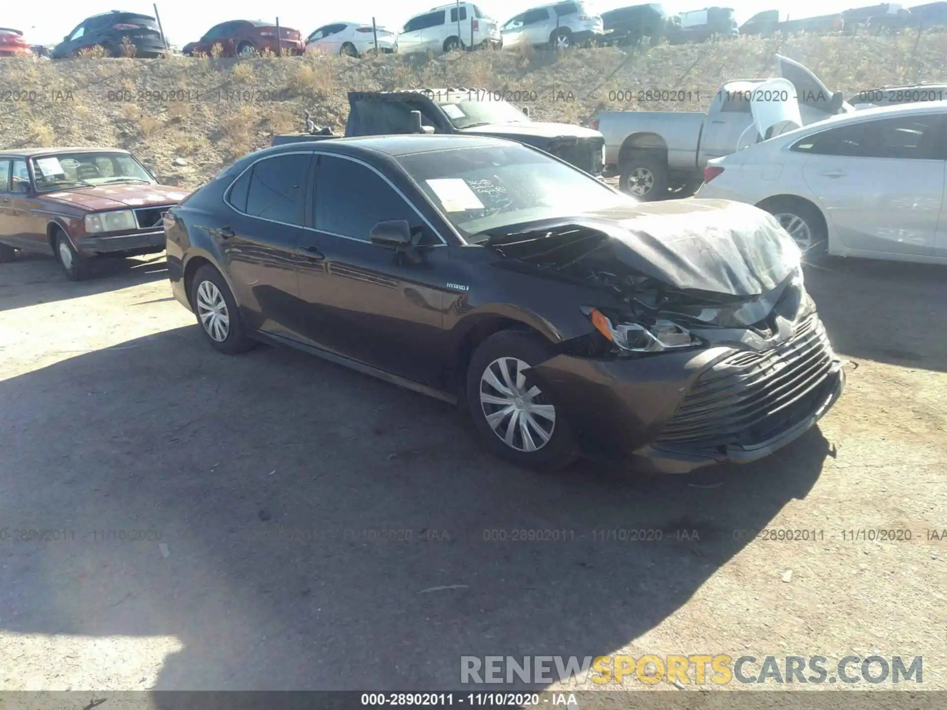 1 Photograph of a damaged car 4T1B31HK8KU006597 TOYOTA CAMRY 2019