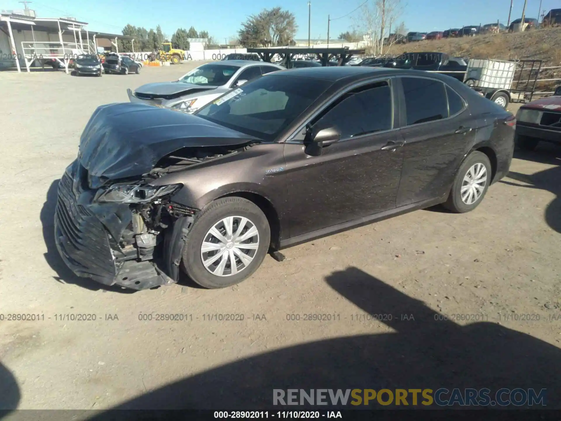 2 Photograph of a damaged car 4T1B31HK8KU006597 TOYOTA CAMRY 2019