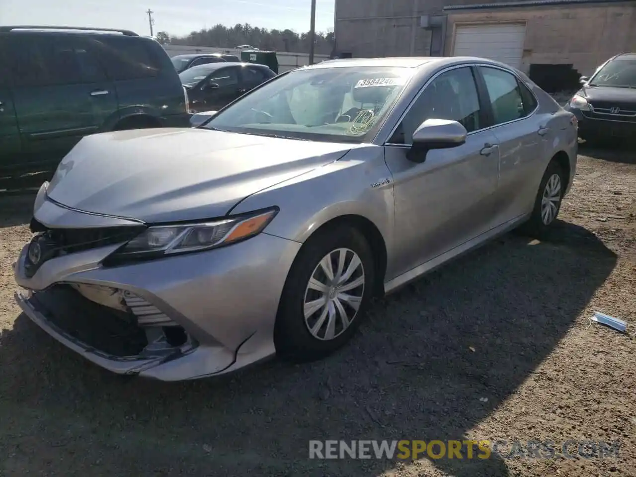 2 Photograph of a damaged car 4T1B31HK8KU006762 TOYOTA CAMRY 2019