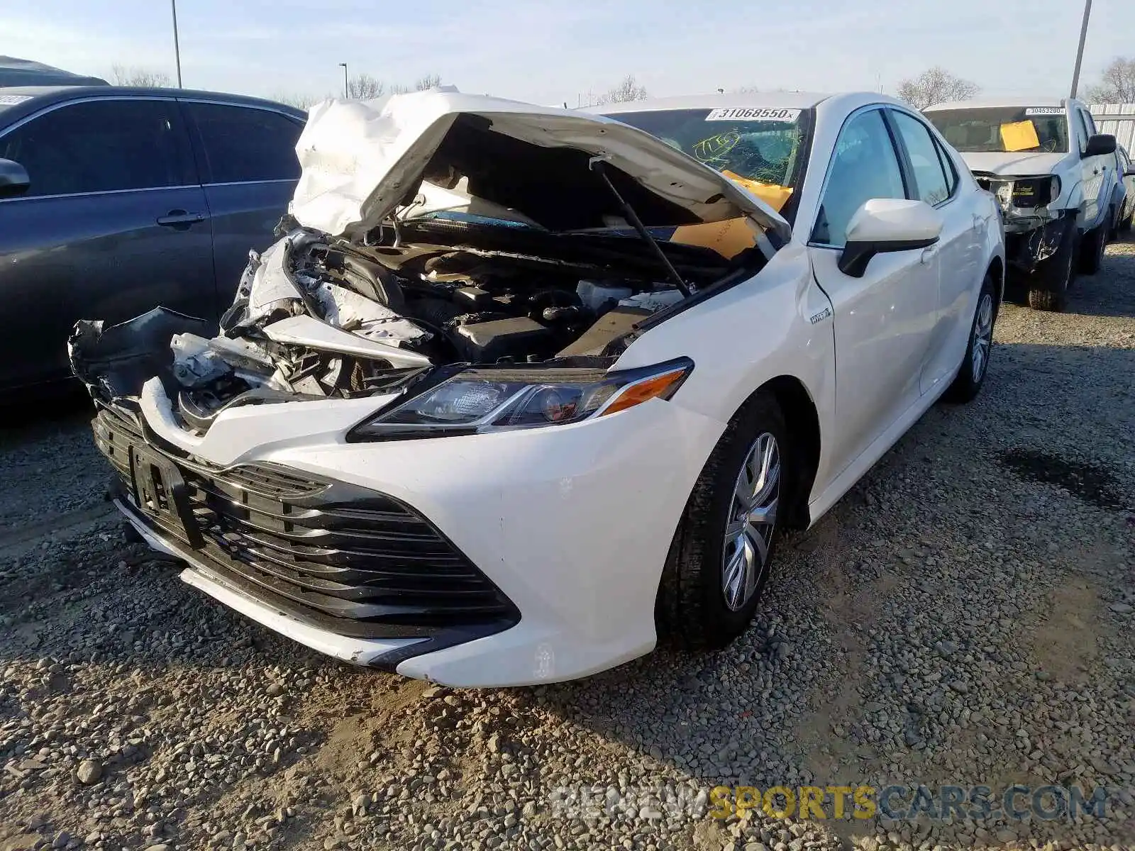 2 Photograph of a damaged car 4T1B31HK8KU006874 TOYOTA CAMRY 2019