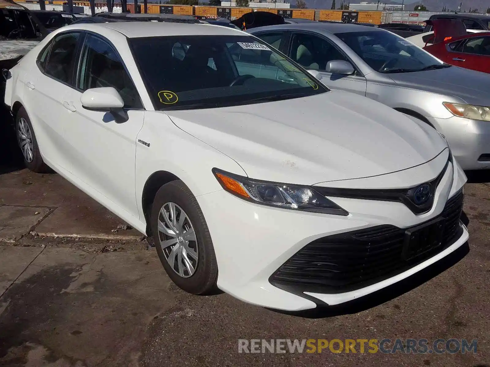 1 Photograph of a damaged car 4T1B31HK8KU007720 TOYOTA CAMRY 2019