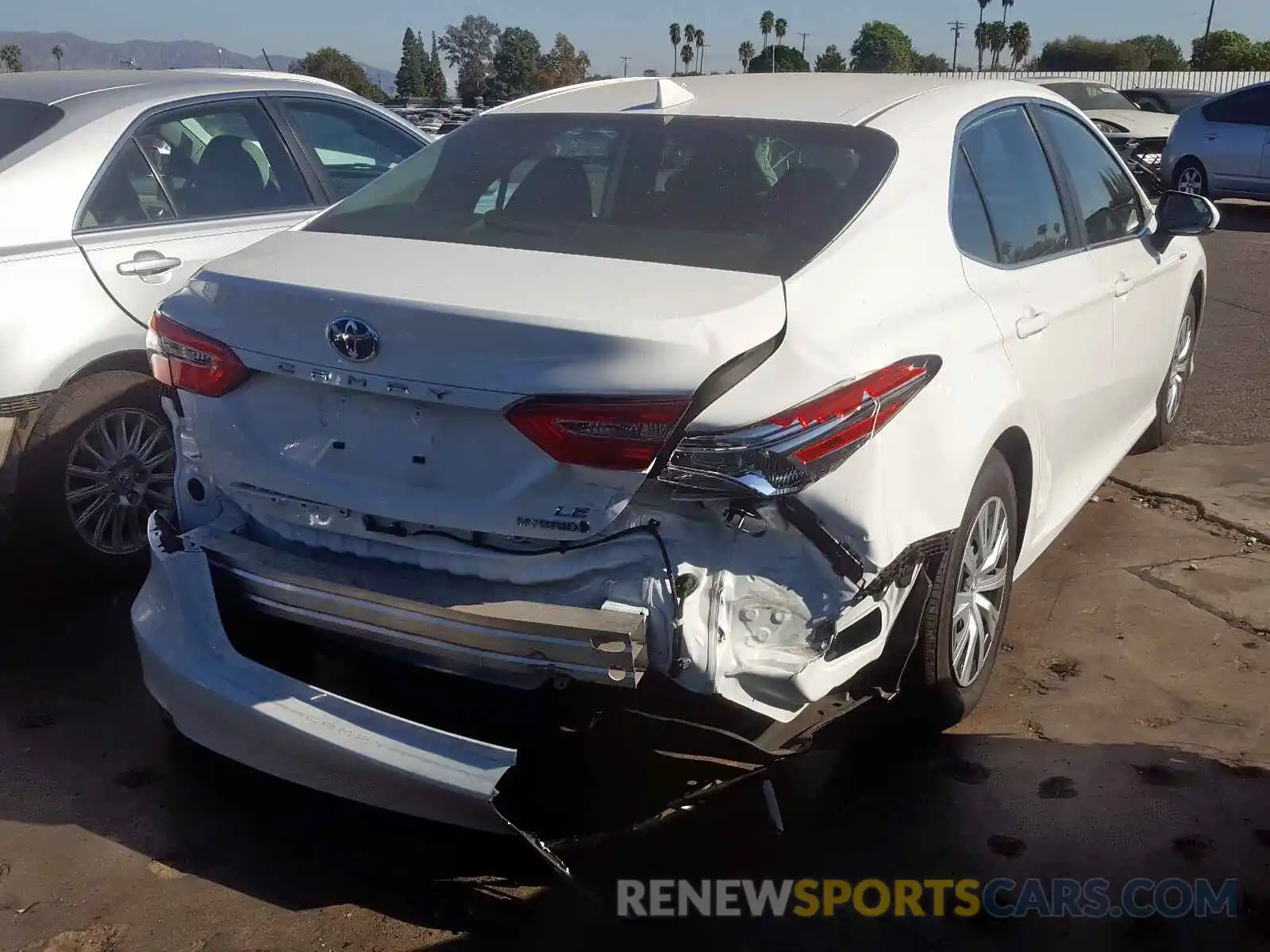 4 Photograph of a damaged car 4T1B31HK8KU007720 TOYOTA CAMRY 2019