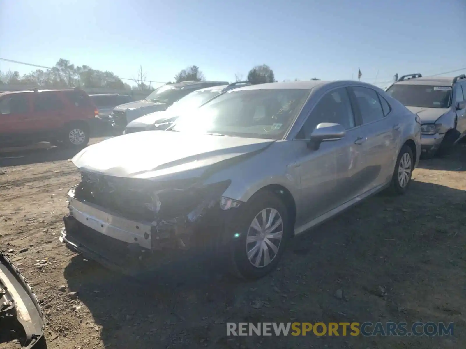 2 Photograph of a damaged car 4T1B31HK8KU009001 TOYOTA CAMRY 2019