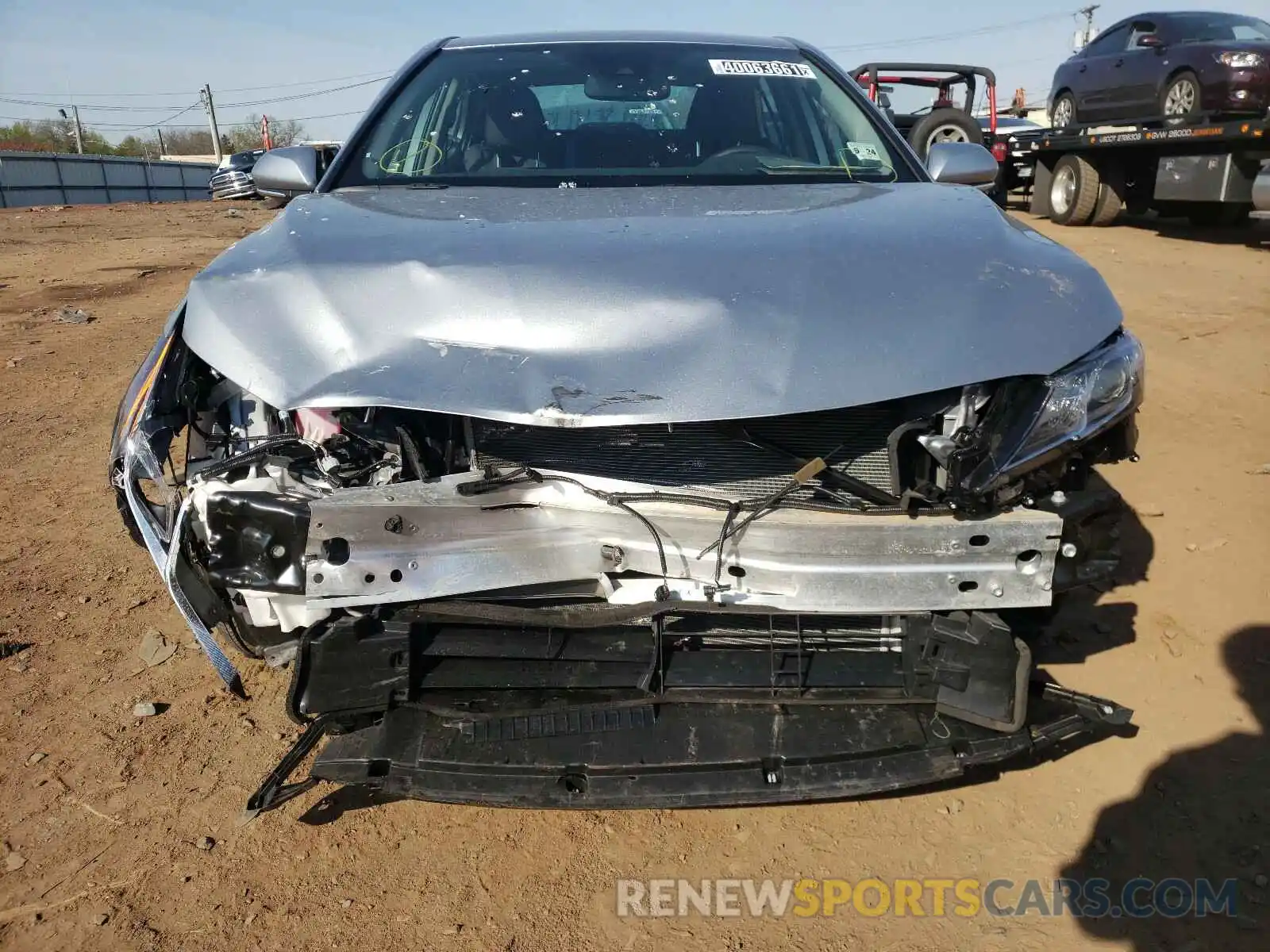 9 Photograph of a damaged car 4T1B31HK8KU009015 TOYOTA CAMRY 2019