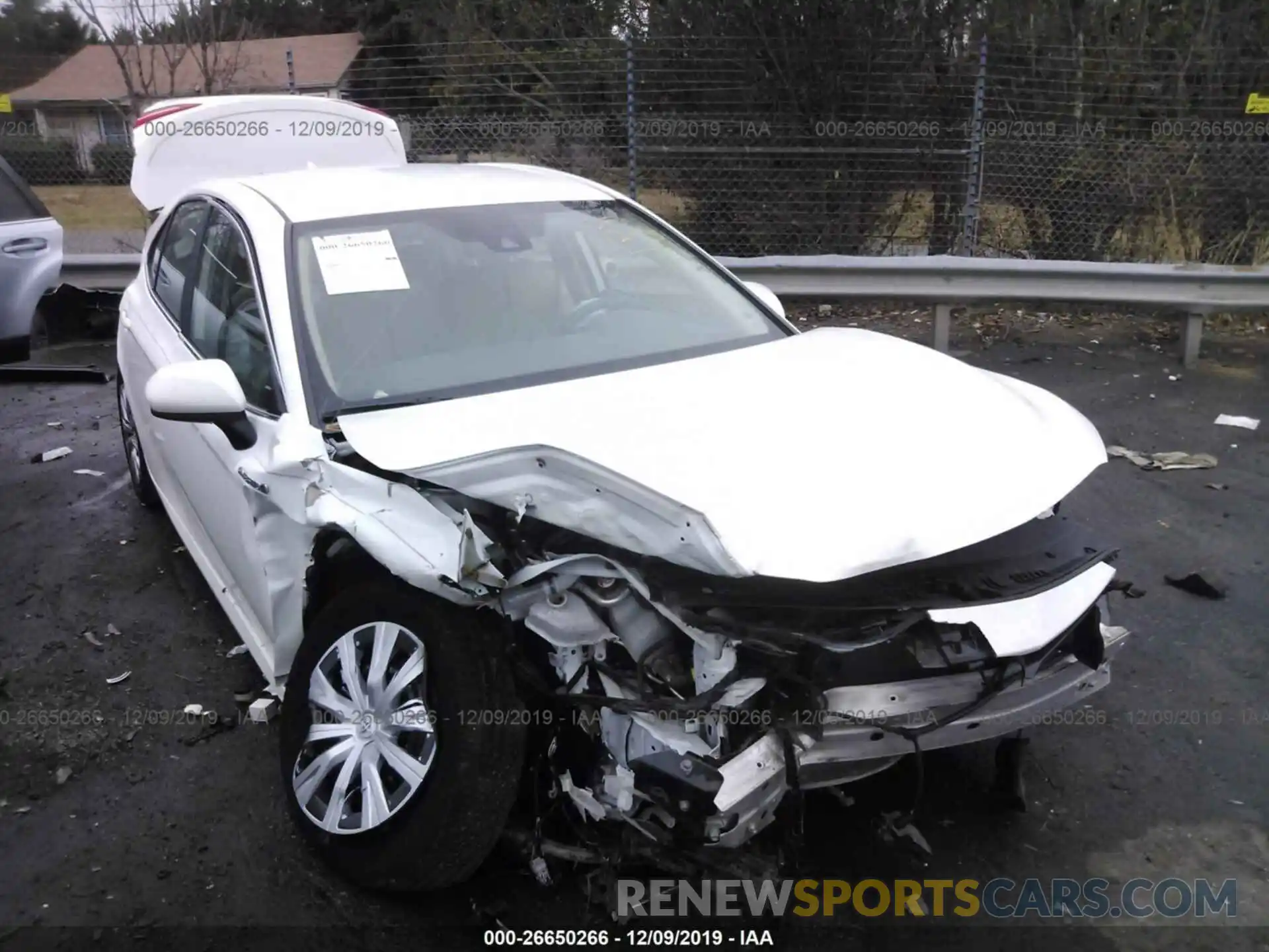 1 Photograph of a damaged car 4T1B31HK8KU509224 TOYOTA CAMRY 2019