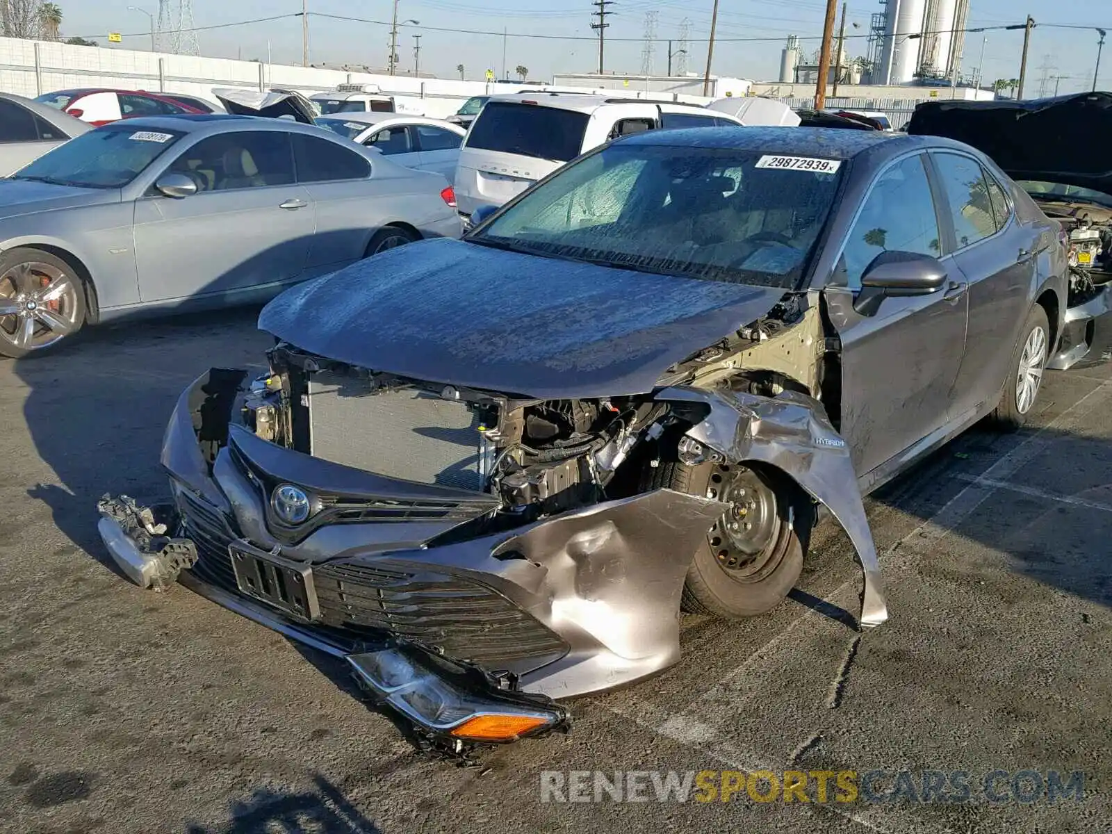 2 Photograph of a damaged car 4T1B31HK8KU509854 TOYOTA CAMRY 2019