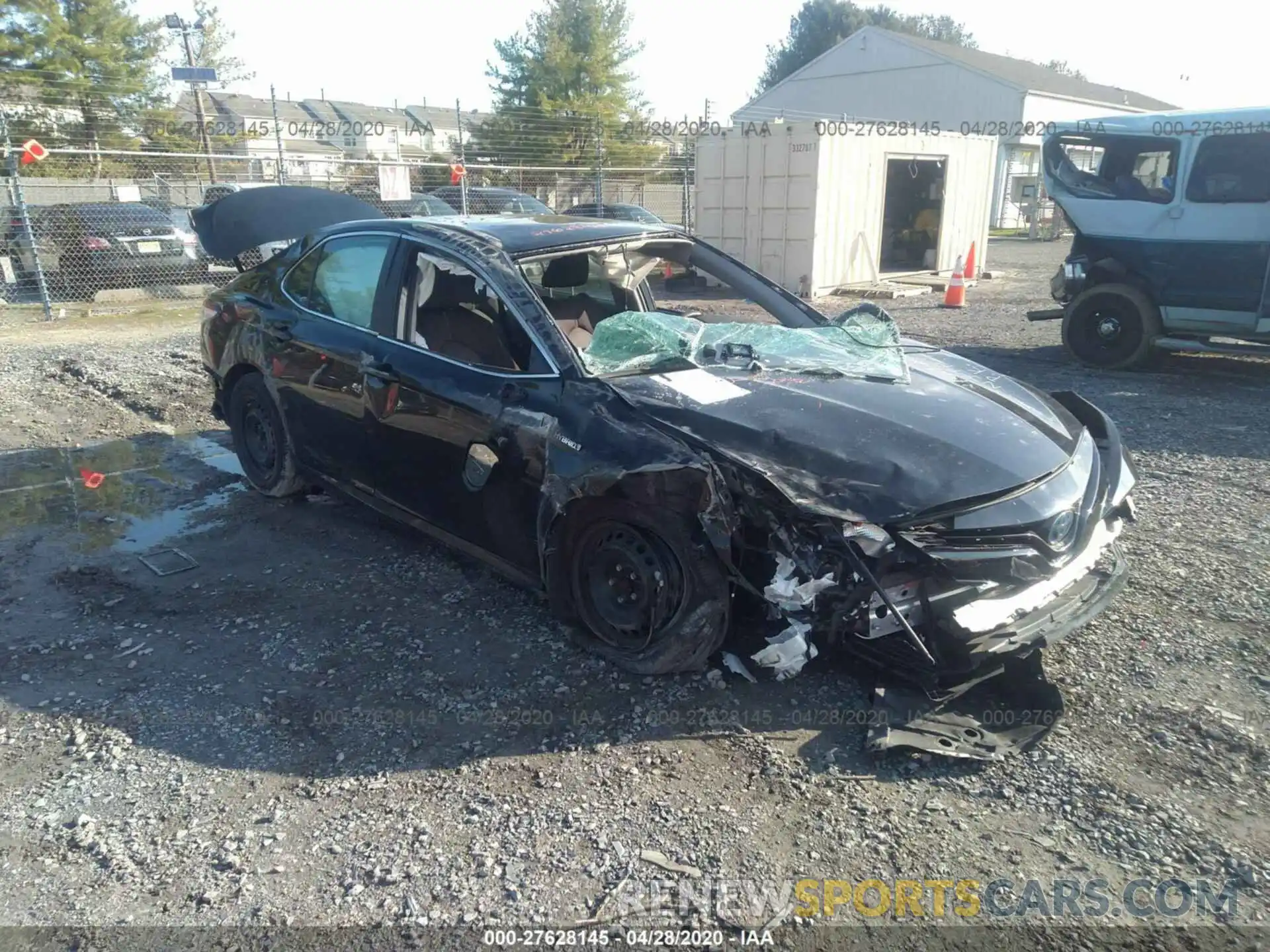 1 Photograph of a damaged car 4T1B31HK8KU510079 TOYOTA CAMRY 2019