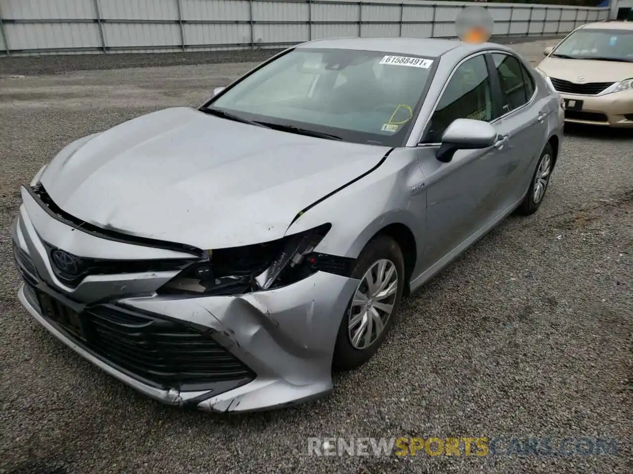 2 Photograph of a damaged car 4T1B31HK8KU511202 TOYOTA CAMRY 2019