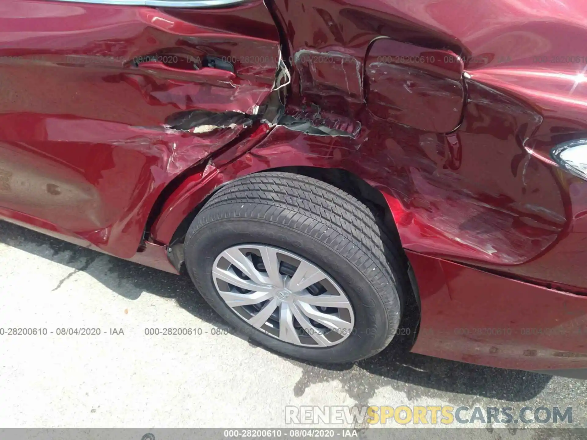 6 Photograph of a damaged car 4T1B31HK8KU511264 TOYOTA CAMRY 2019