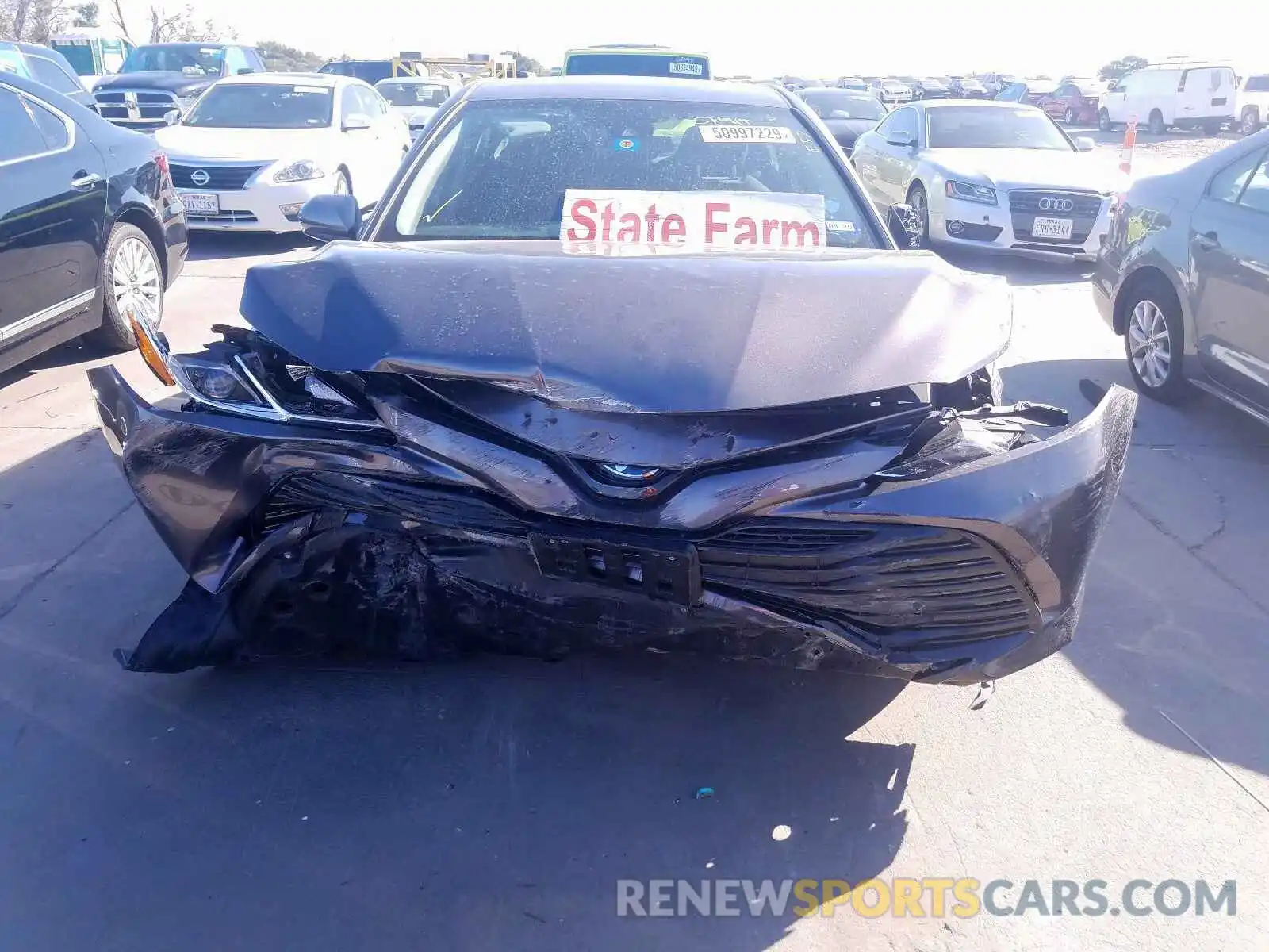 9 Photograph of a damaged car 4T1B31HK8KU512625 TOYOTA CAMRY 2019