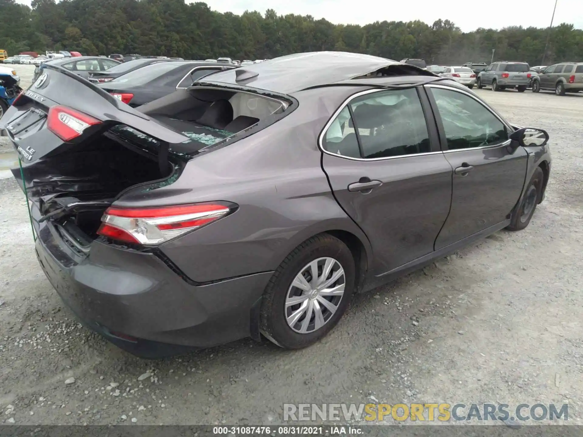 4 Photograph of a damaged car 4T1B31HK8KU512866 TOYOTA CAMRY 2019