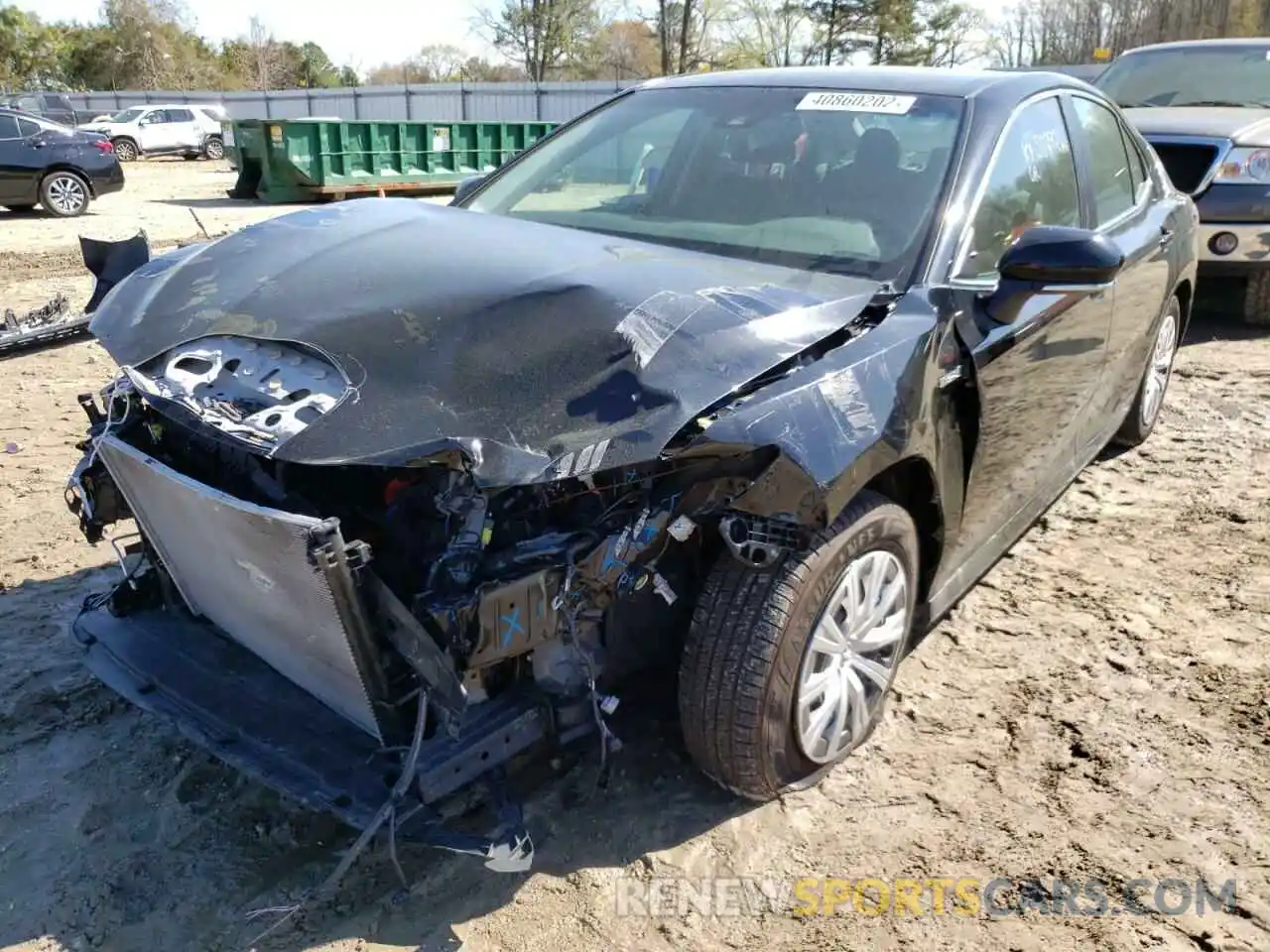 2 Photograph of a damaged car 4T1B31HK8KU513063 TOYOTA CAMRY 2019