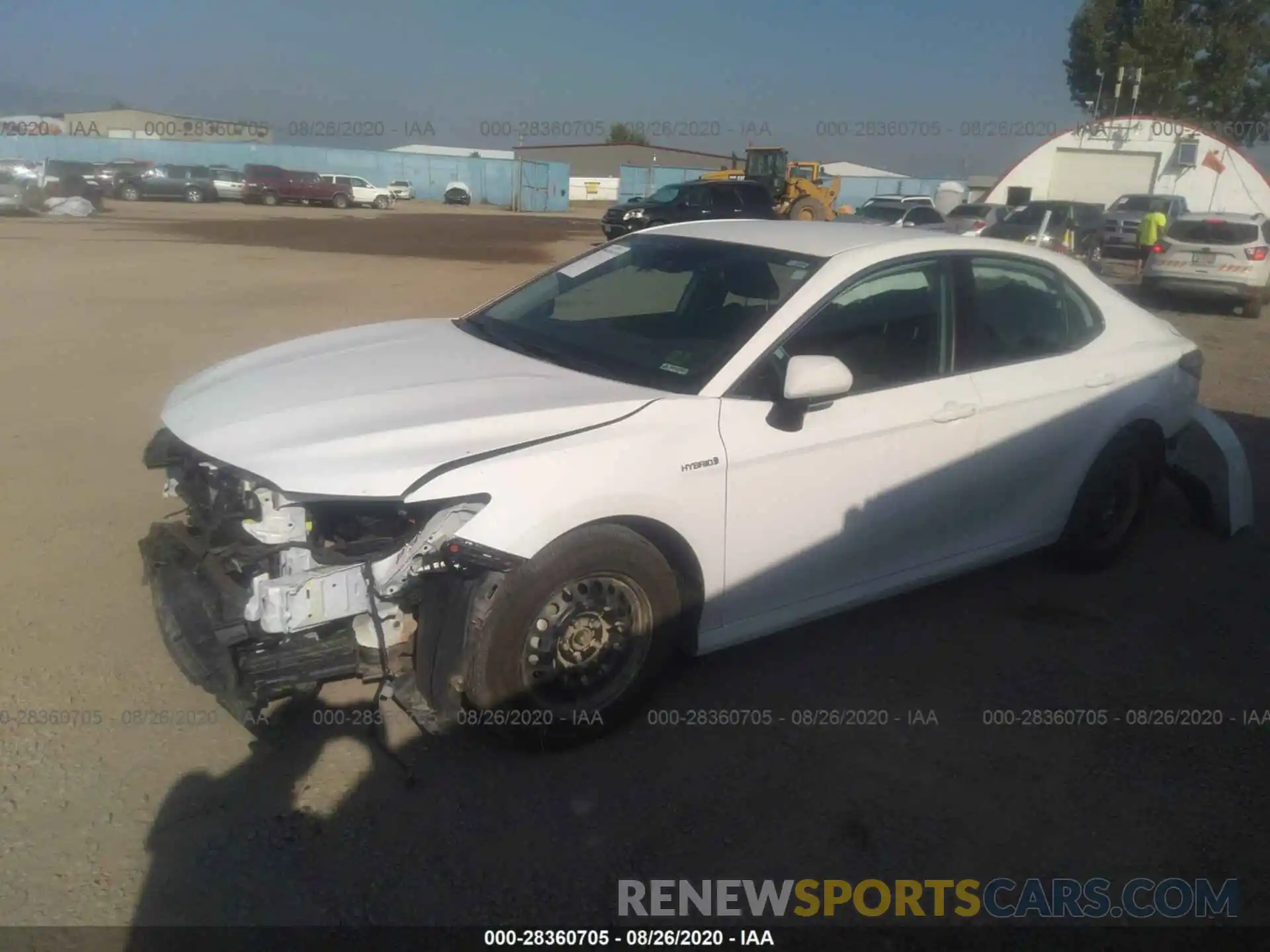 2 Photograph of a damaged car 4T1B31HK8KU515606 TOYOTA CAMRY 2019