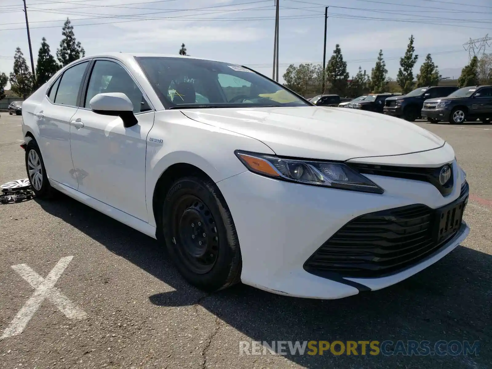 1 Photograph of a damaged car 4T1B31HK8KU515718 TOYOTA CAMRY 2019