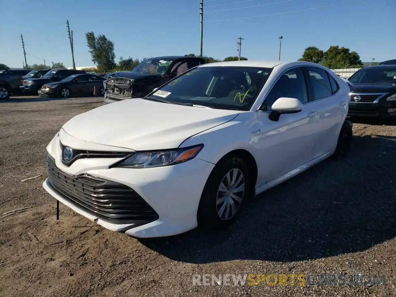 2 Photograph of a damaged car 4T1B31HK8KU516819 TOYOTA CAMRY 2019