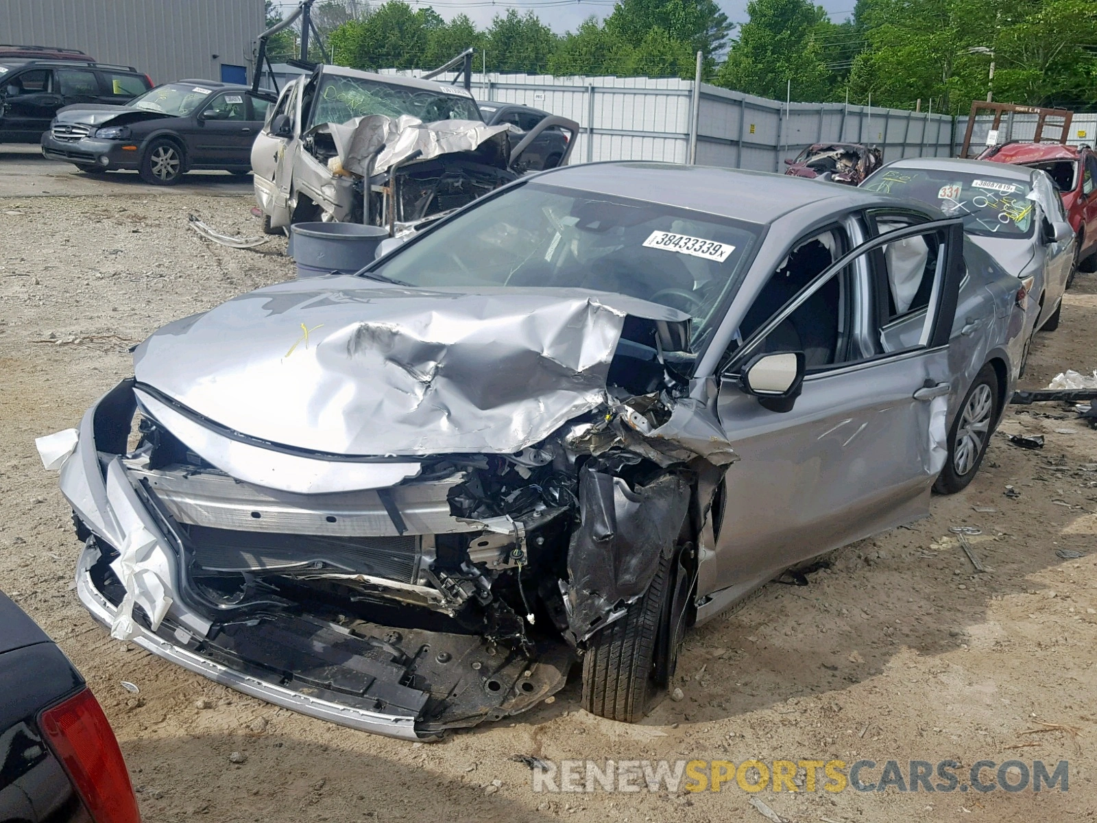 2 Photograph of a damaged car 4T1B31HK9KU004955 TOYOTA CAMRY 2019