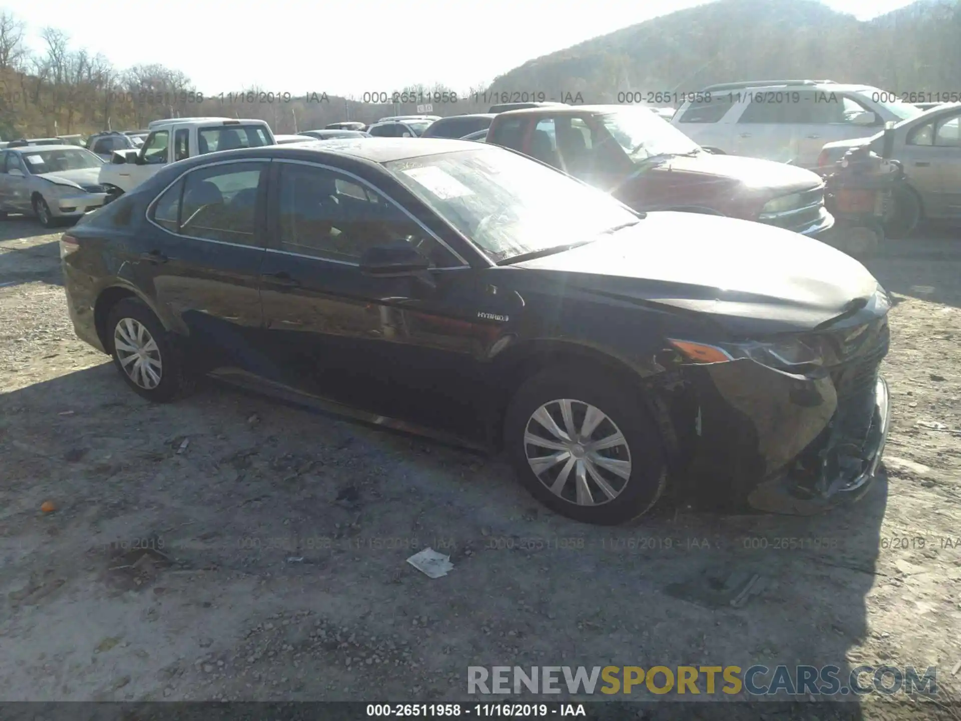 1 Photograph of a damaged car 4T1B31HK9KU005250 TOYOTA CAMRY 2019