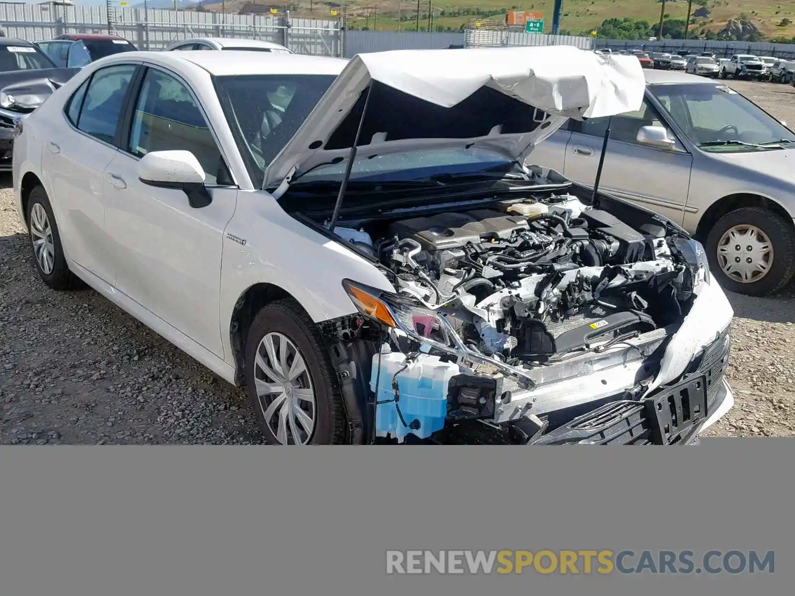 1 Photograph of a damaged car 4T1B31HK9KU005782 TOYOTA CAMRY 2019