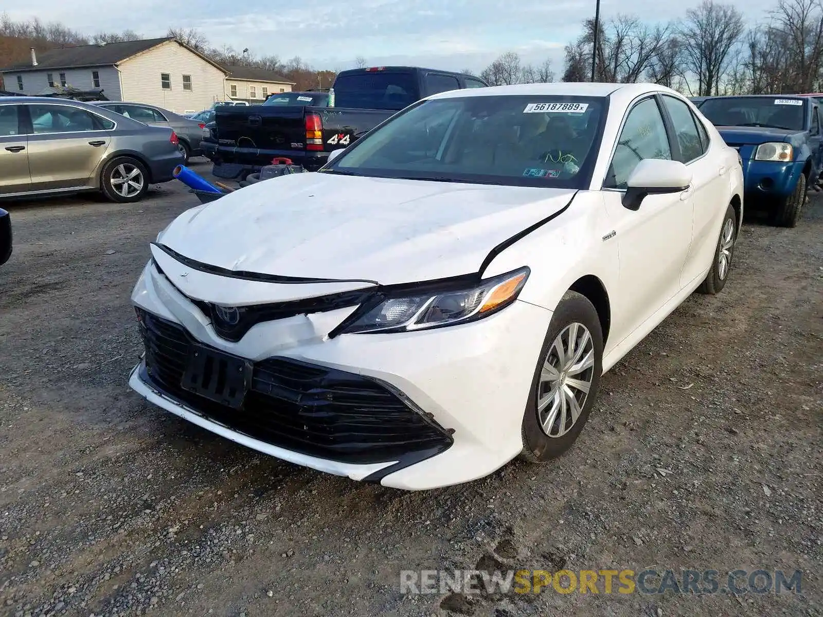 2 Photograph of a damaged car 4T1B31HK9KU006348 TOYOTA CAMRY 2019