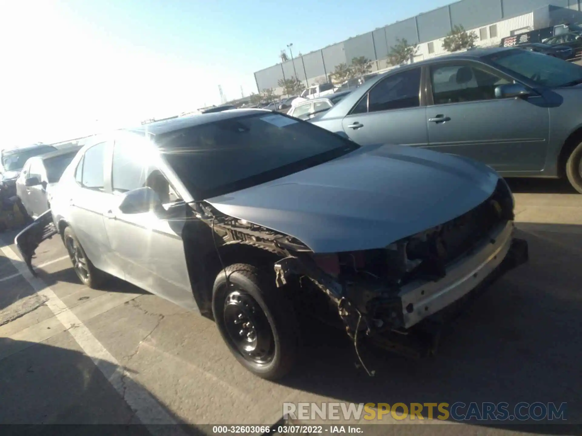 1 Photograph of a damaged car 4T1B31HK9KU007175 TOYOTA CAMRY 2019