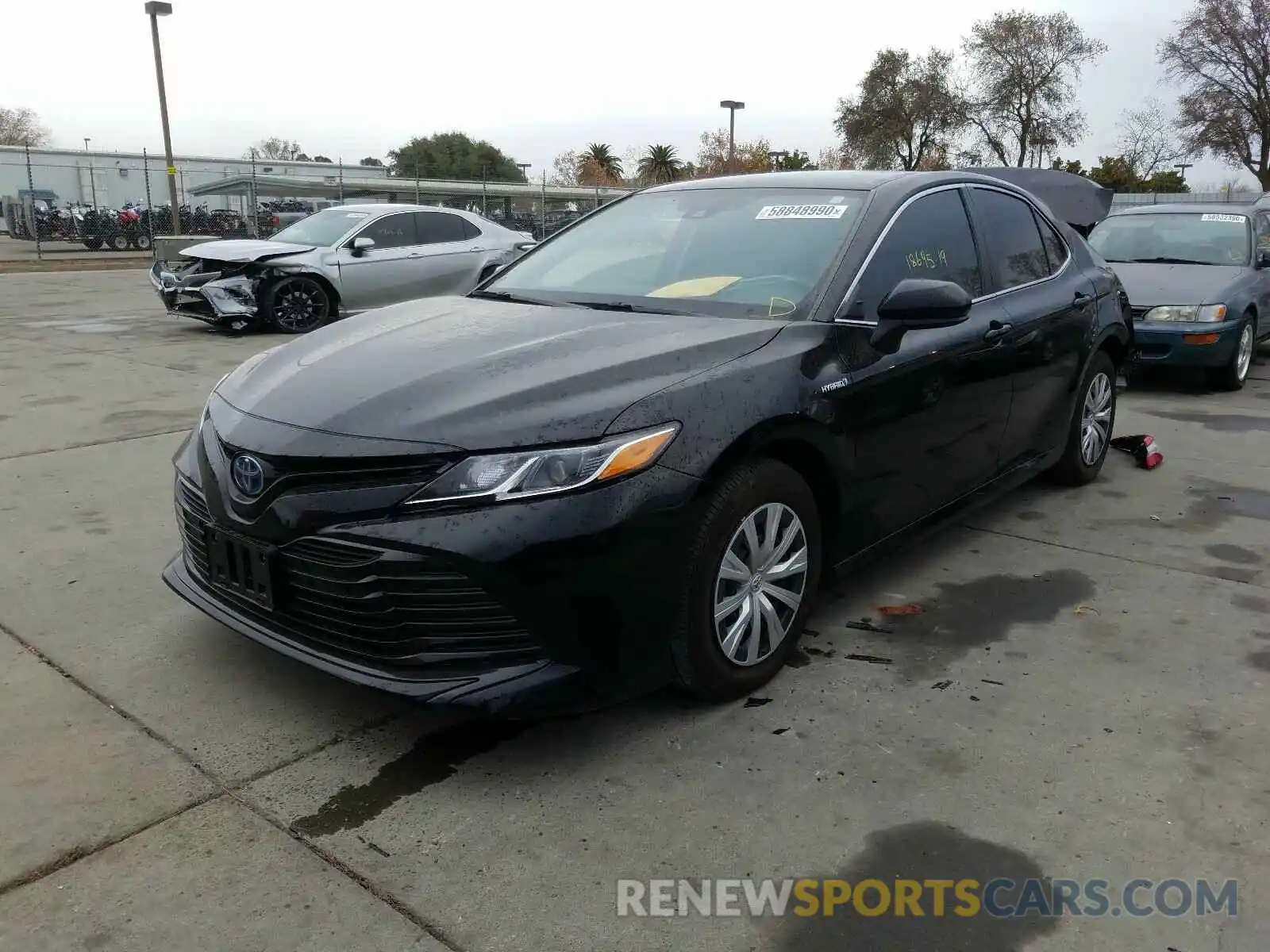 2 Photograph of a damaged car 4T1B31HK9KU007886 TOYOTA CAMRY 2019