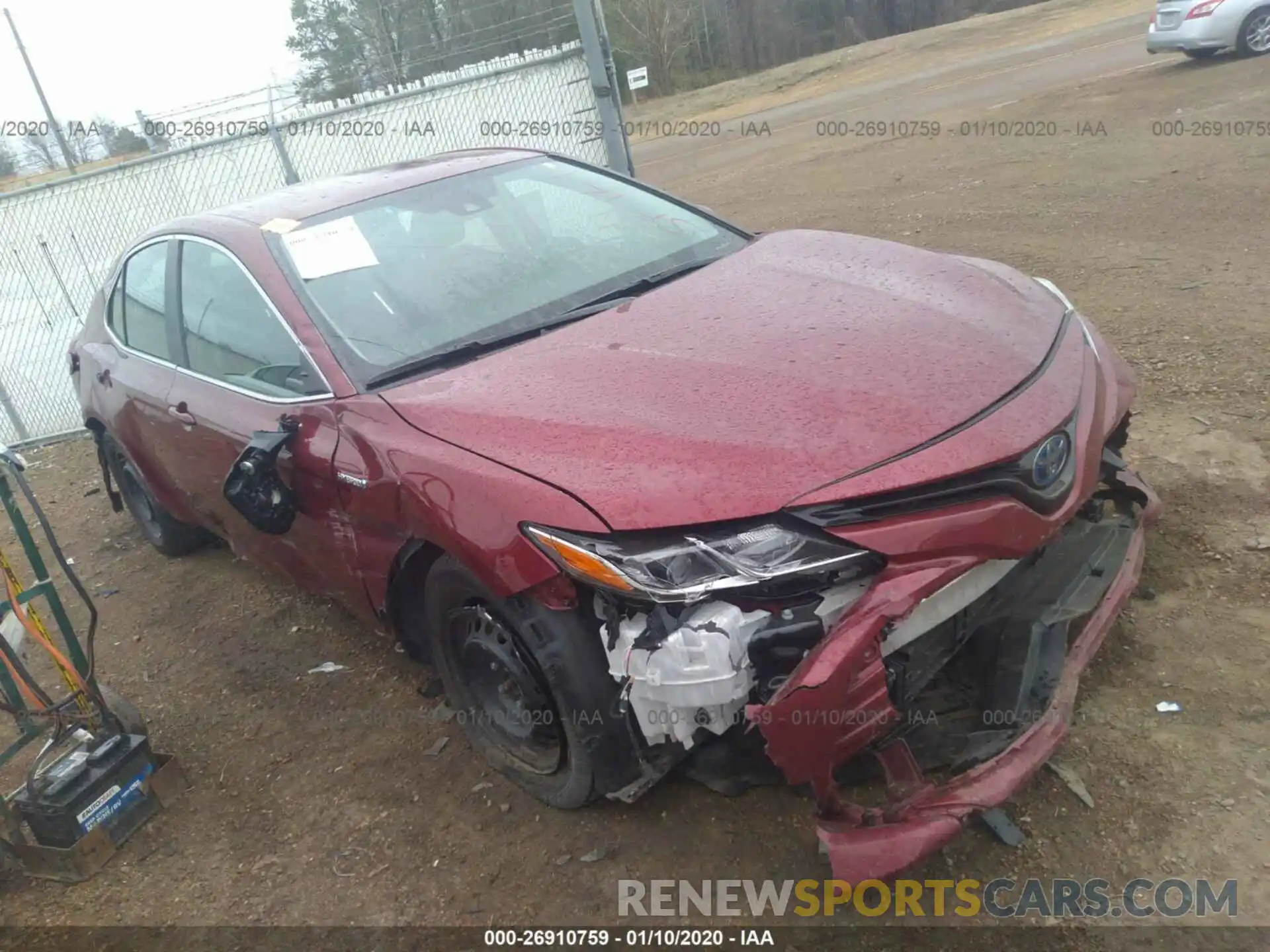 1 Photograph of a damaged car 4T1B31HK9KU509507 TOYOTA CAMRY 2019