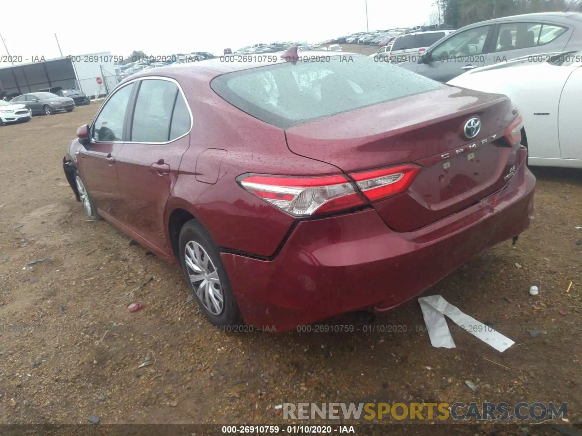 3 Photograph of a damaged car 4T1B31HK9KU509507 TOYOTA CAMRY 2019