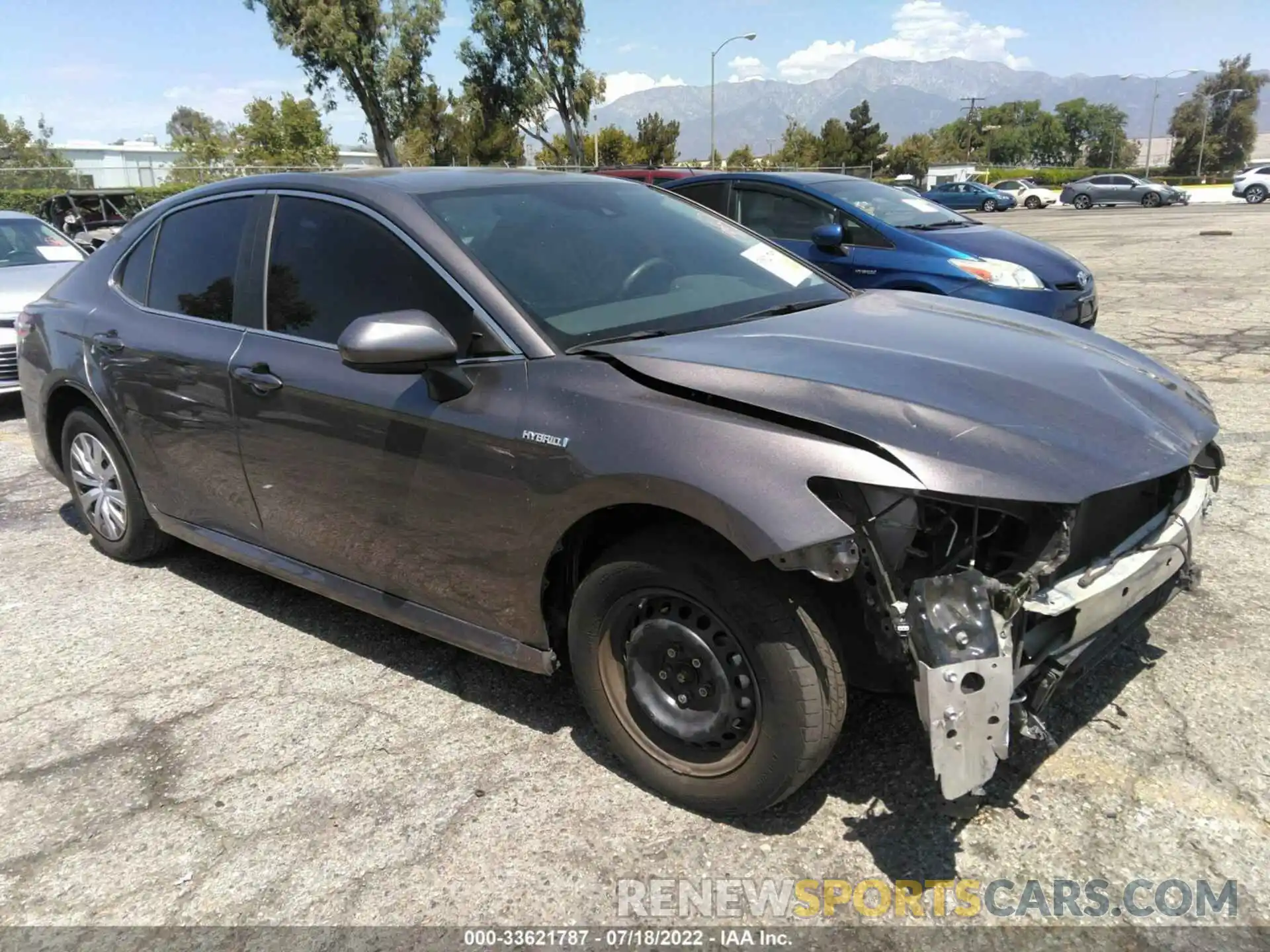 1 Photograph of a damaged car 4T1B31HK9KU510222 TOYOTA CAMRY 2019