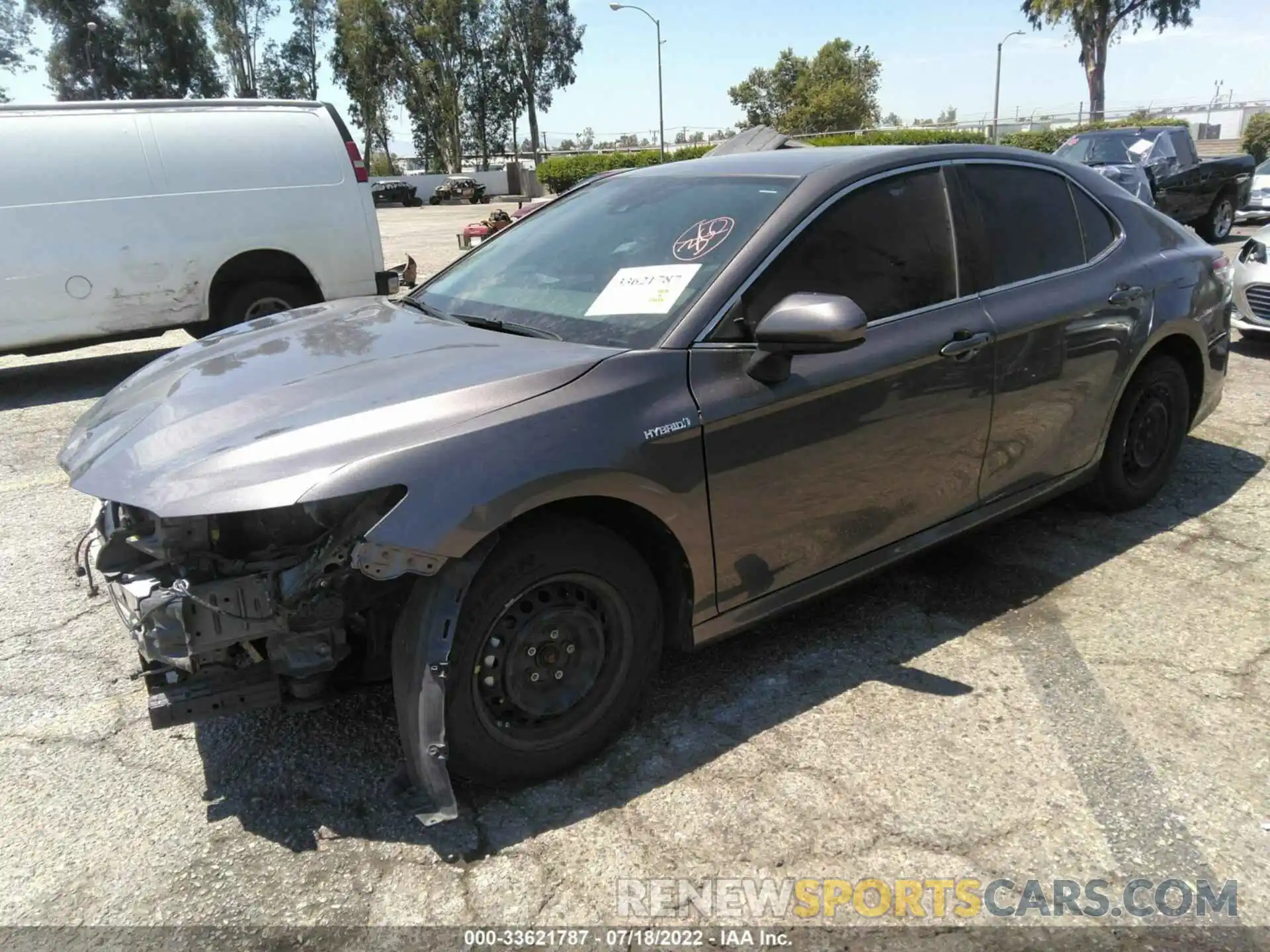 2 Photograph of a damaged car 4T1B31HK9KU510222 TOYOTA CAMRY 2019